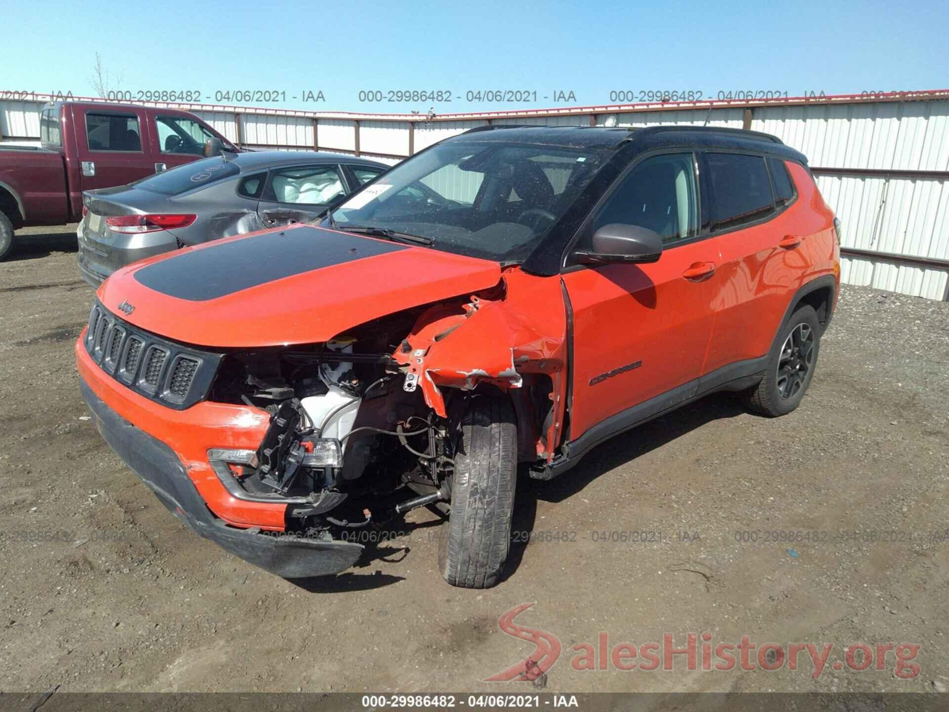 3C4NJDDB2KT683881 2019 JEEP COMPASS