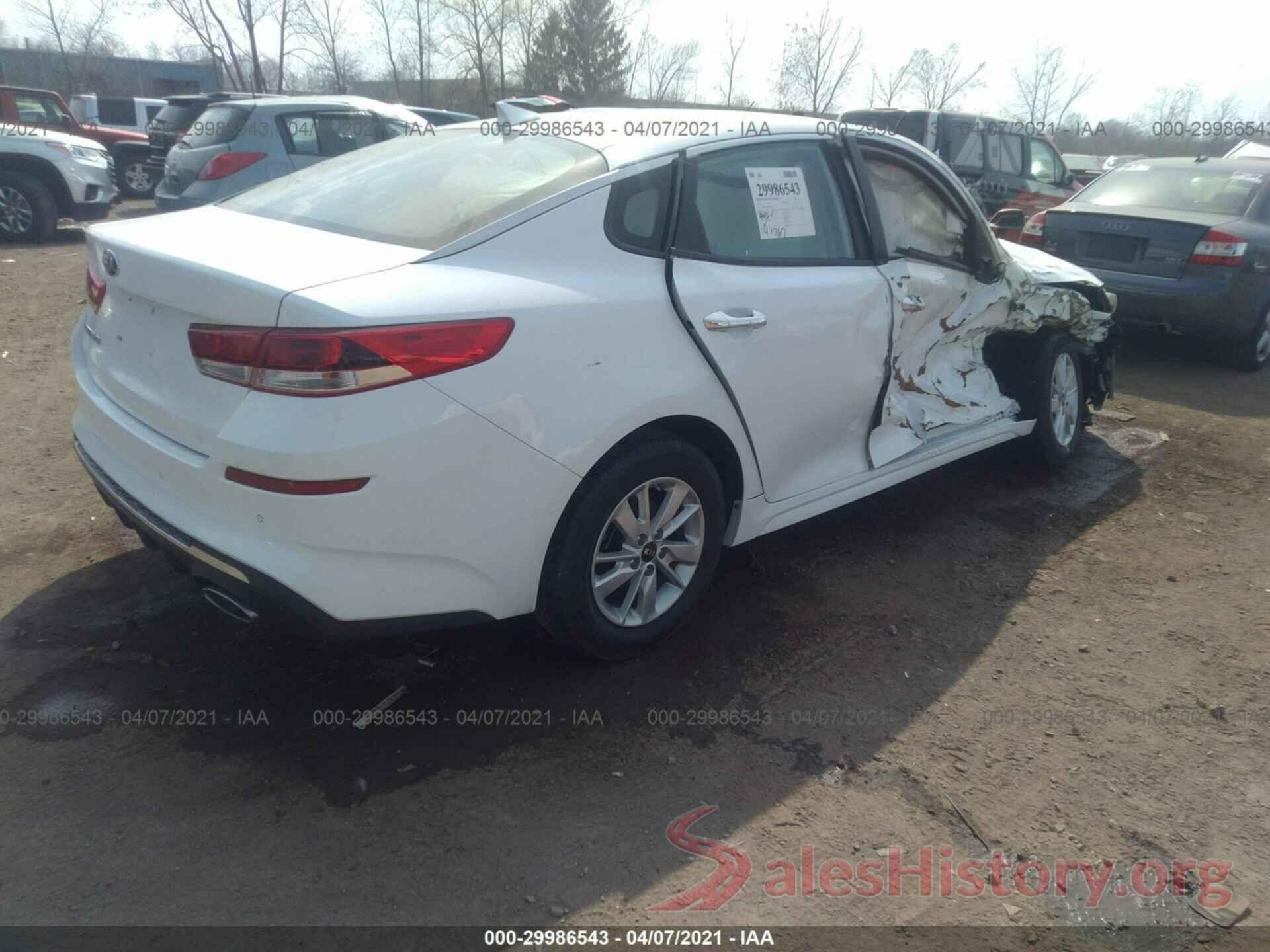 5XXGT4L34KG284477 2019 KIA OPTIMA