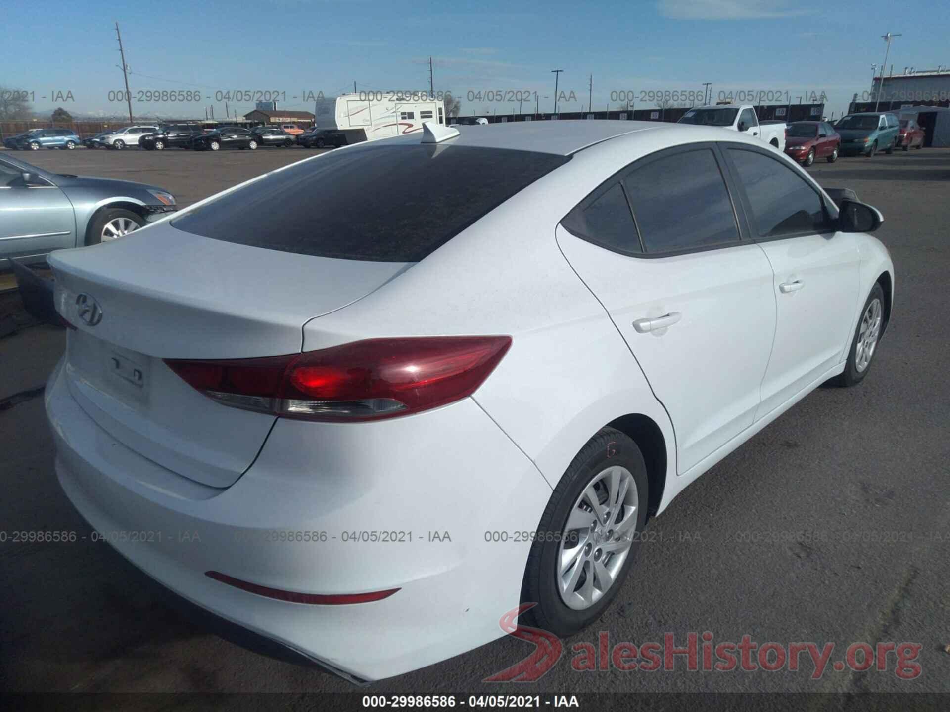 5NPD74LF8HH196045 2017 HYUNDAI ELANTRA