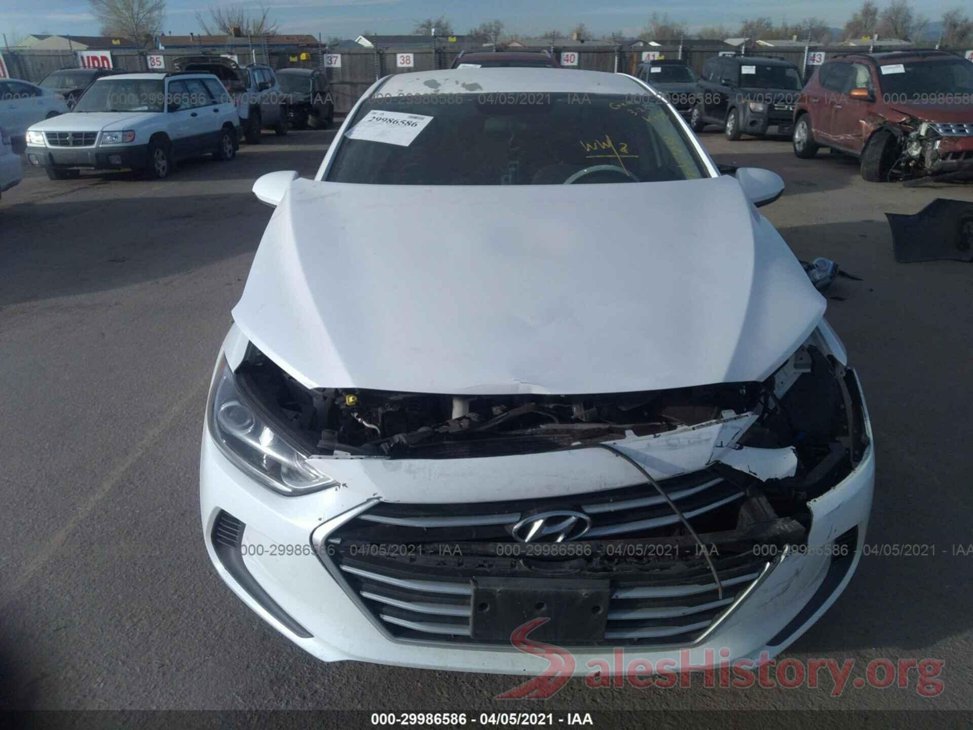 5NPD74LF8HH196045 2017 HYUNDAI ELANTRA