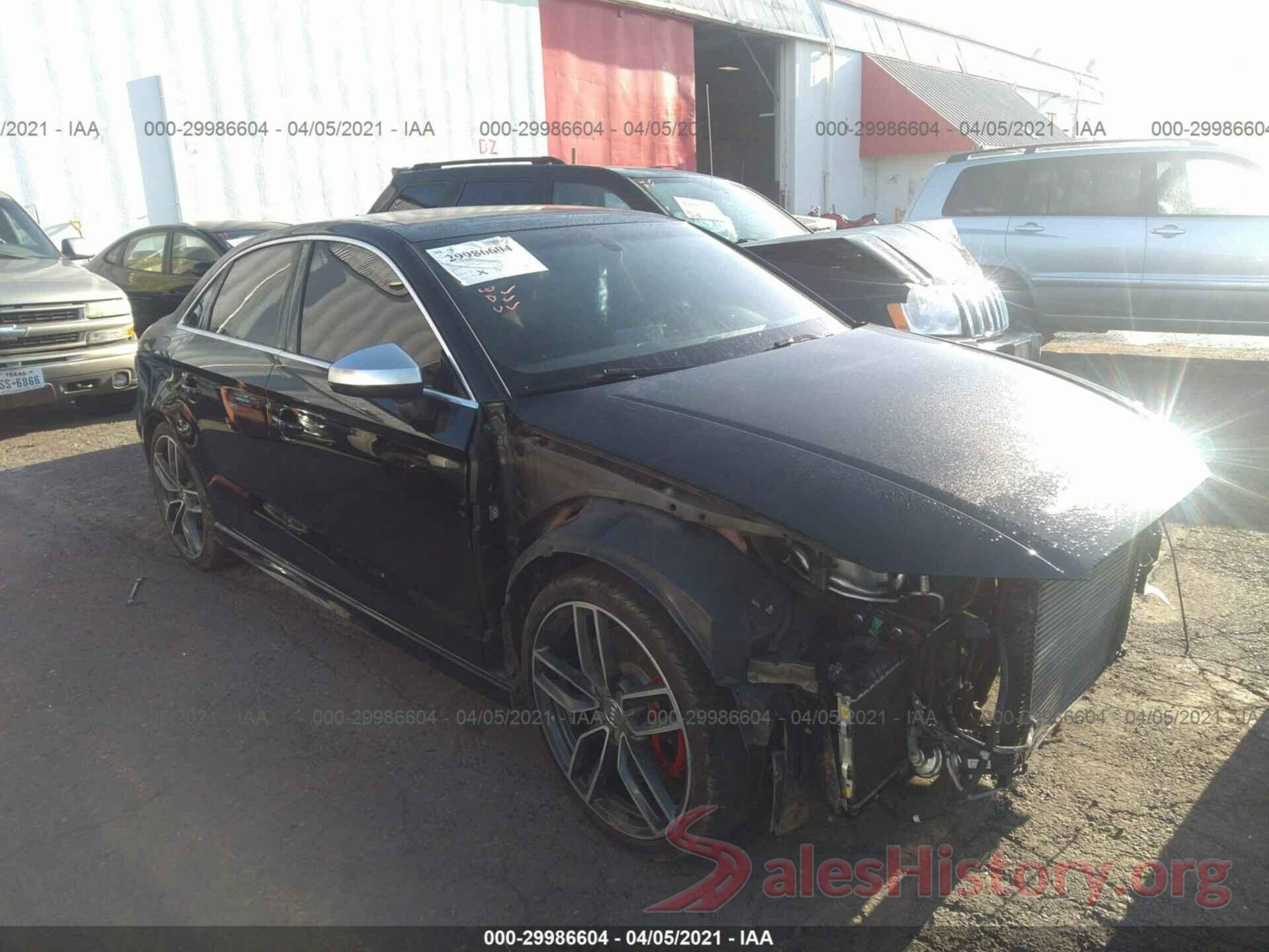 WAUB1GFF5G1083470 2016 AUDI S3