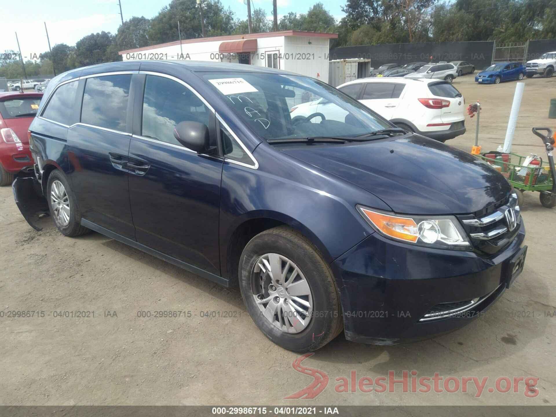 5FNRL5H29HB017491 2017 HONDA ODYSSEY