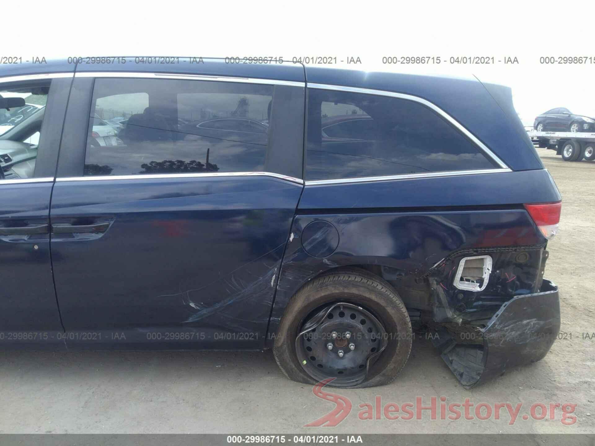 5FNRL5H29HB017491 2017 HONDA ODYSSEY