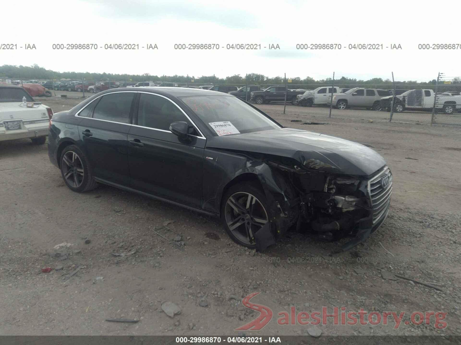 WAULNAF48HN044838 2017 AUDI A4