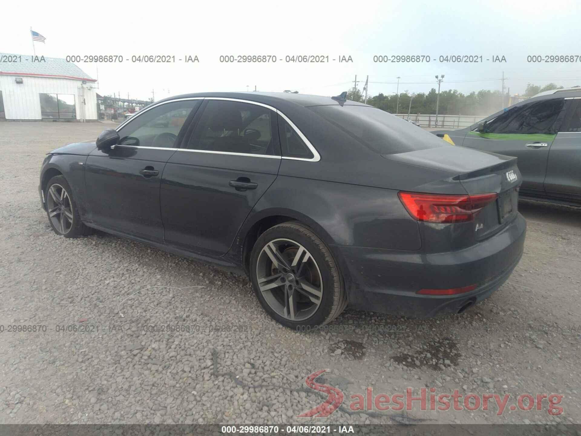 WAULNAF48HN044838 2017 AUDI A4