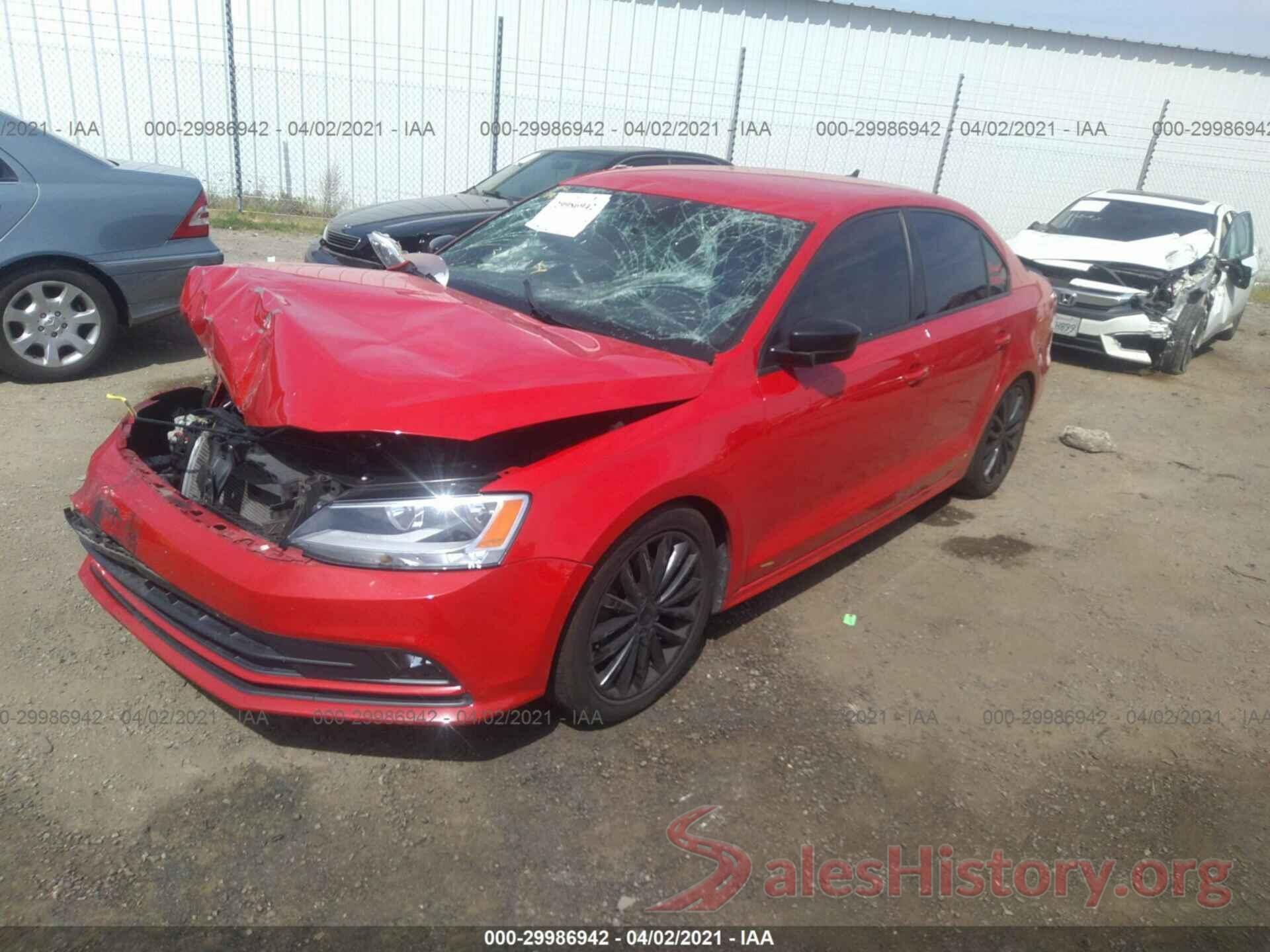 3VWD17AJ5GM338710 2016 VOLKSWAGEN JETTA SEDAN