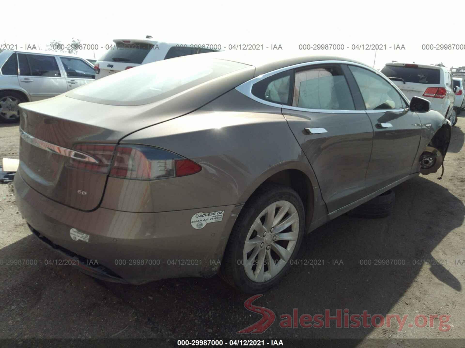 5YJSA1E11GF158288 2016 TESLA MODEL S