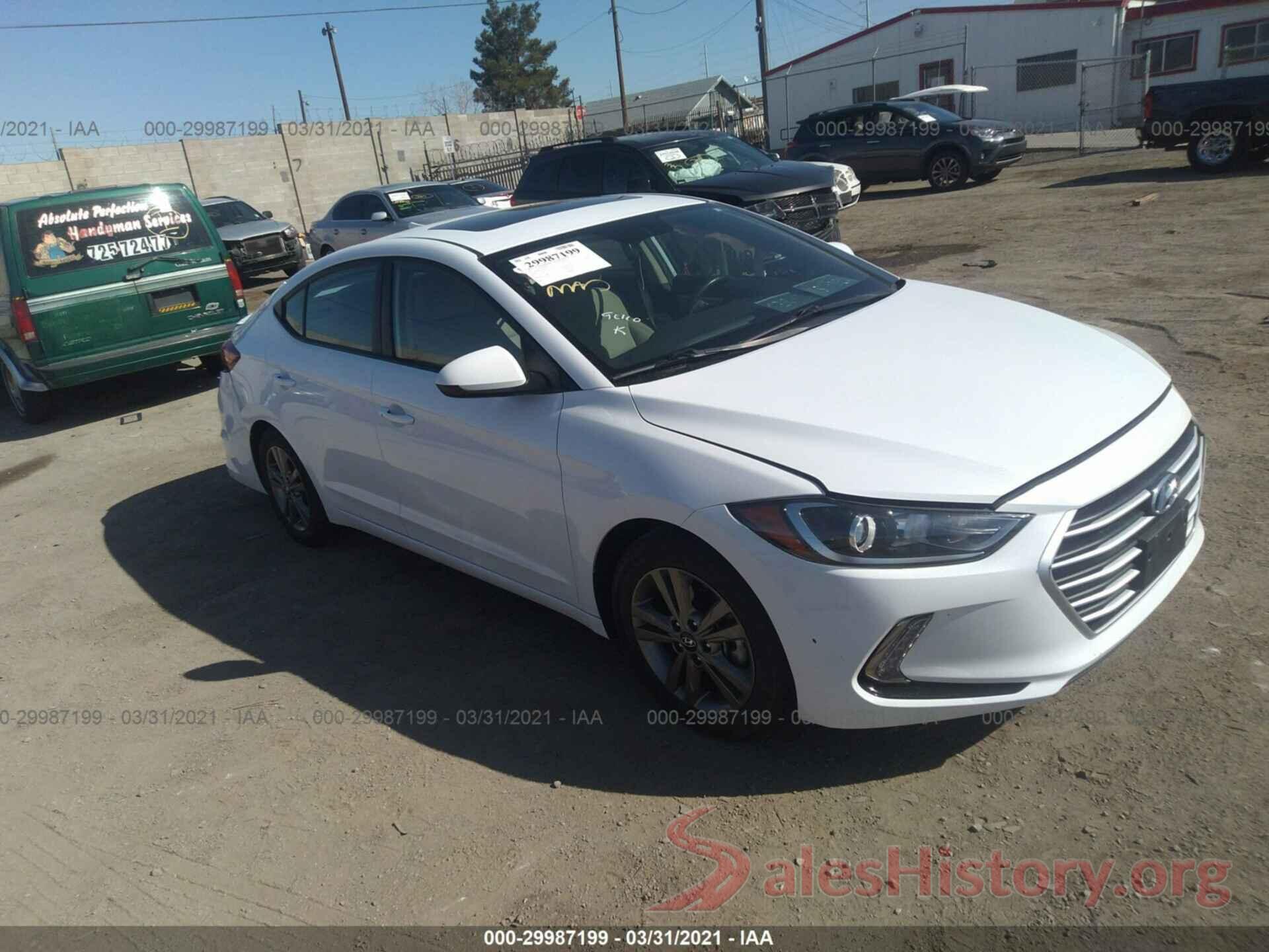 5NPD84LF7HH183512 2017 HYUNDAI ELANTRA