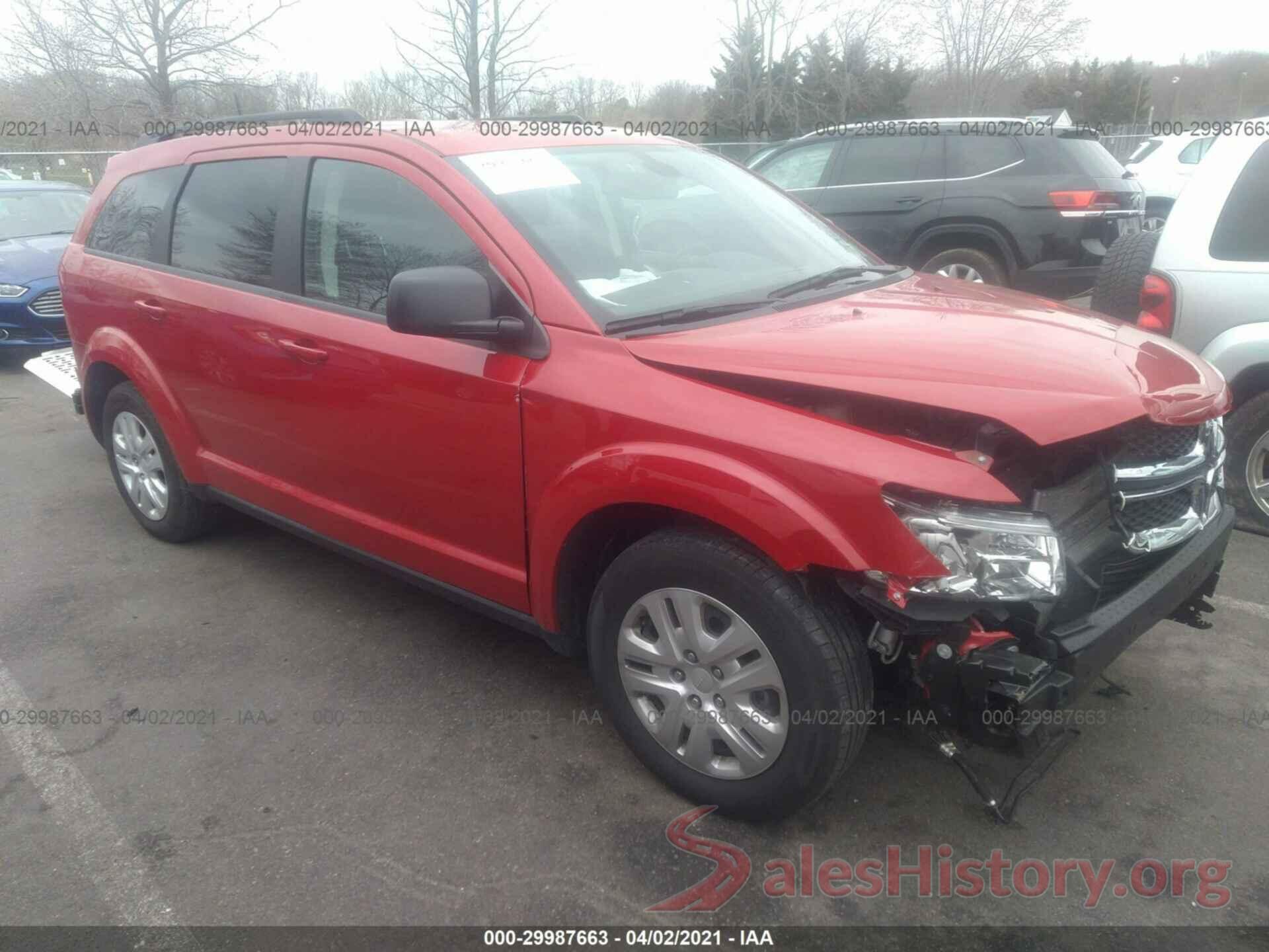 3C4PDCAB9KT871943 2019 DODGE JOURNEY