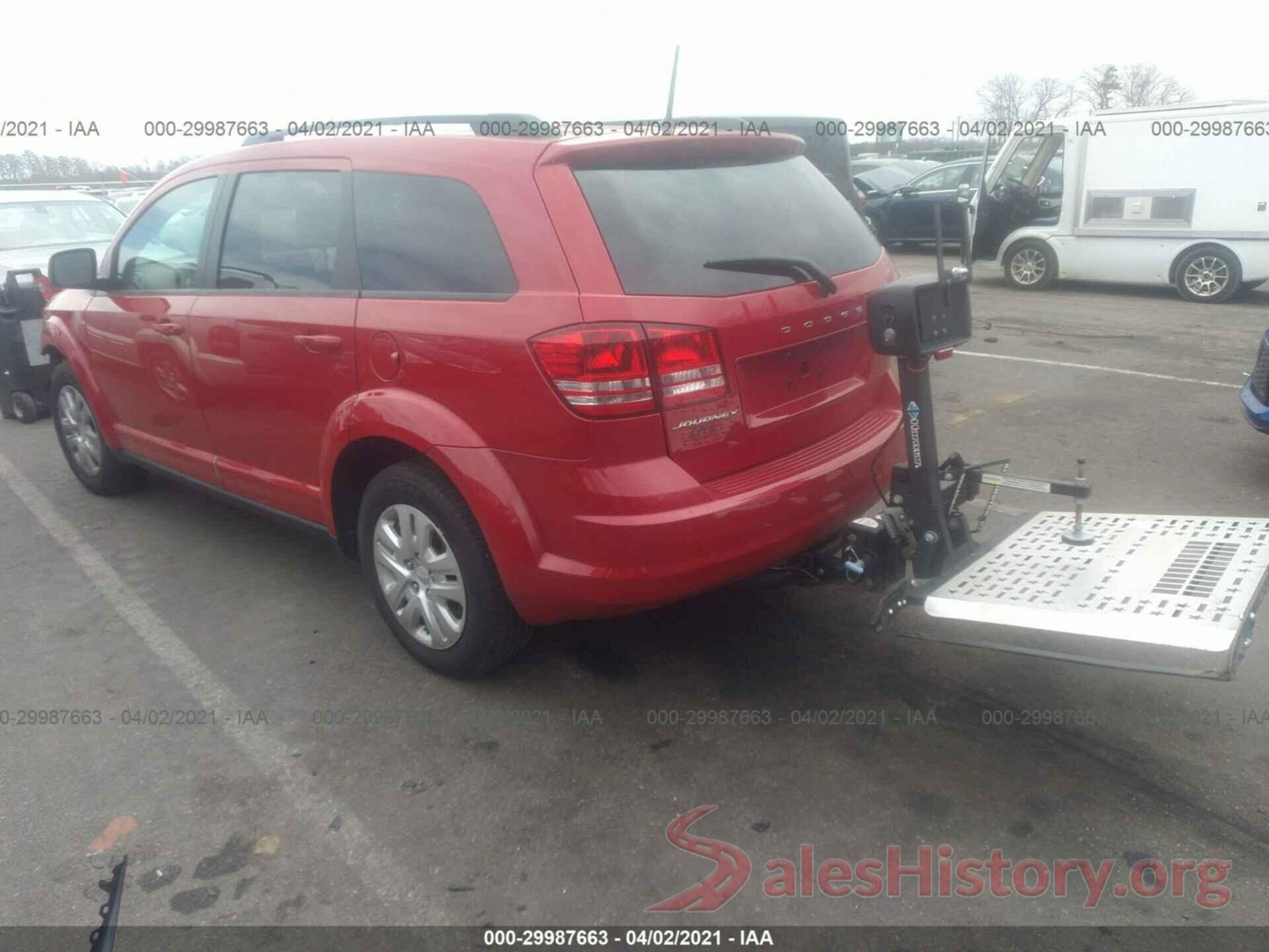 3C4PDCAB9KT871943 2019 DODGE JOURNEY