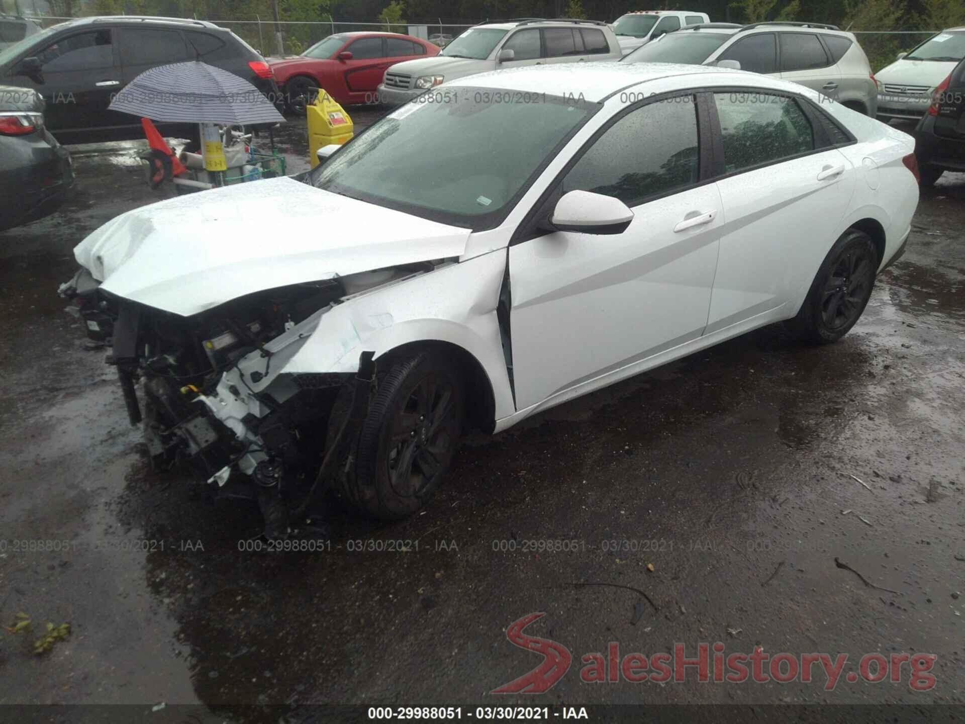 5NPLM4AG8MH017447 2021 HYUNDAI ELANTRA