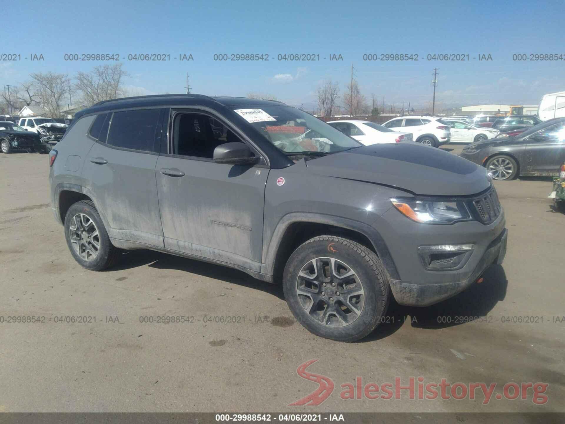 3C4NJDDB3LT203350 2020 JEEP COMPASS