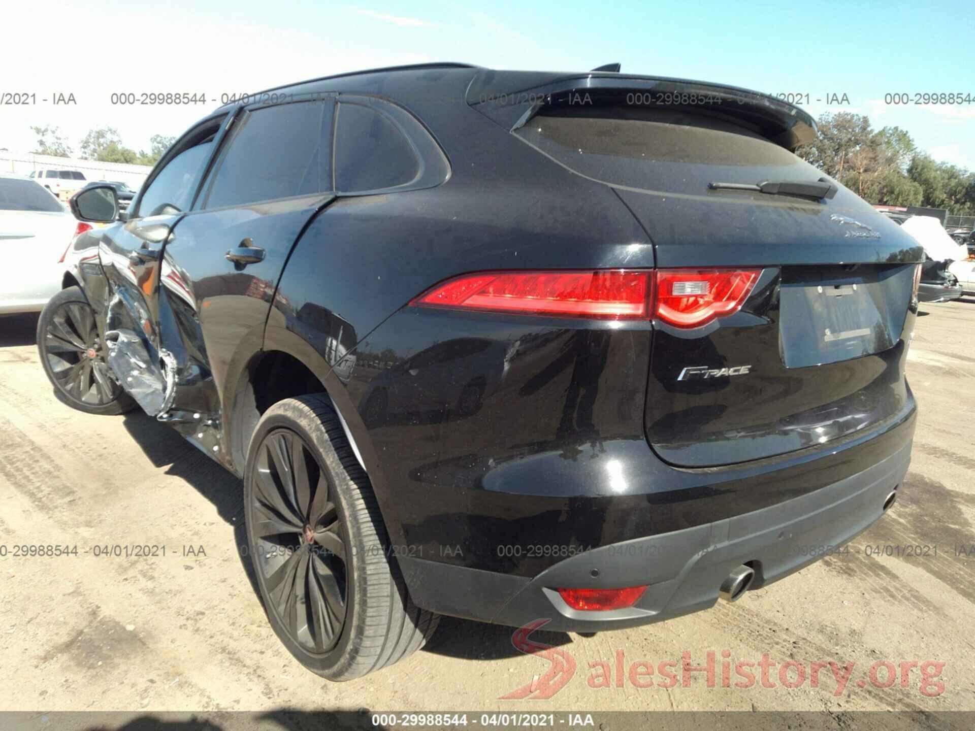 SADCJ2GX0JA286893 2018 JAGUAR F-PACE