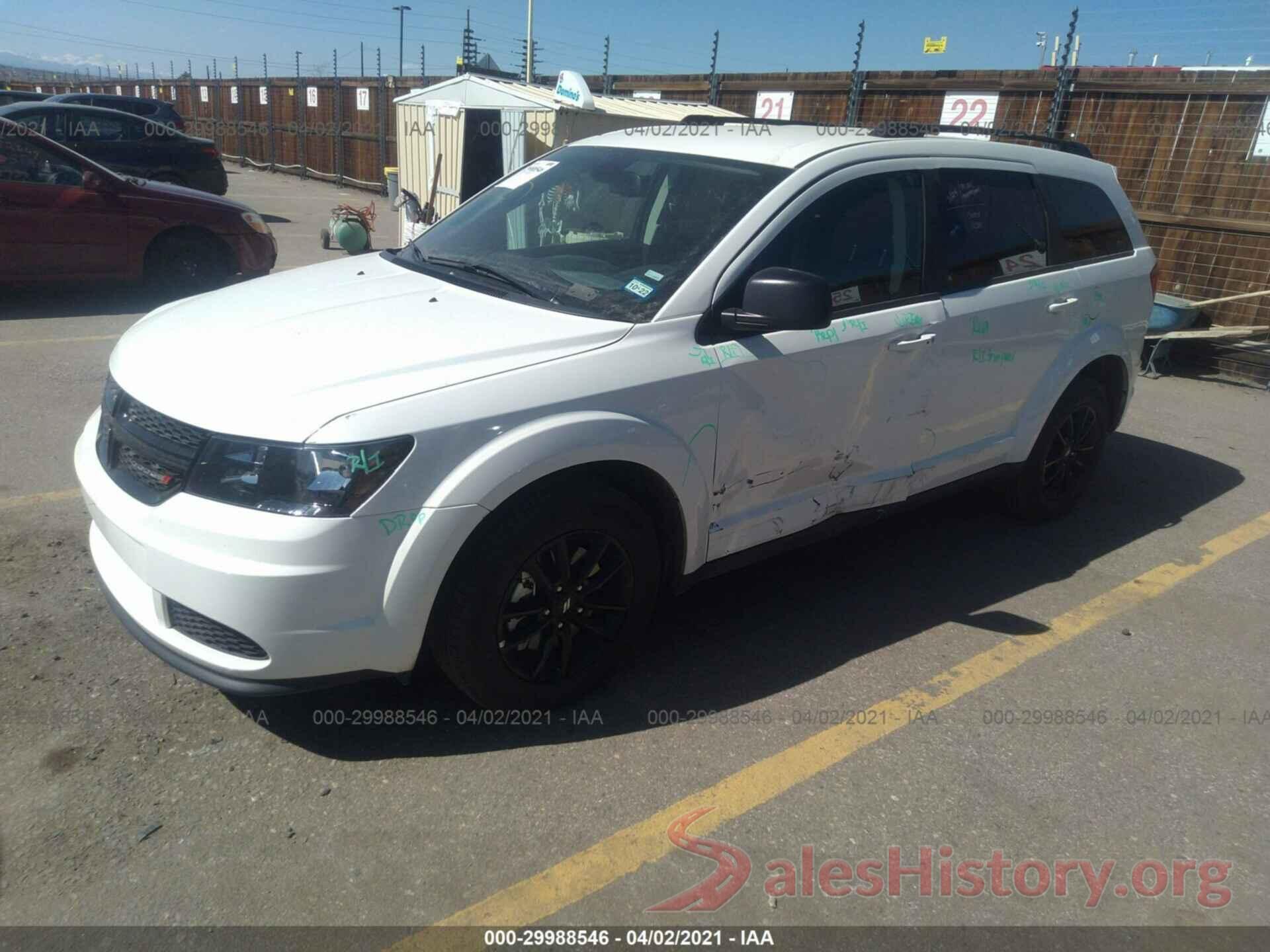 3C4PDCAB6LT273259 2020 DODGE JOURNEY