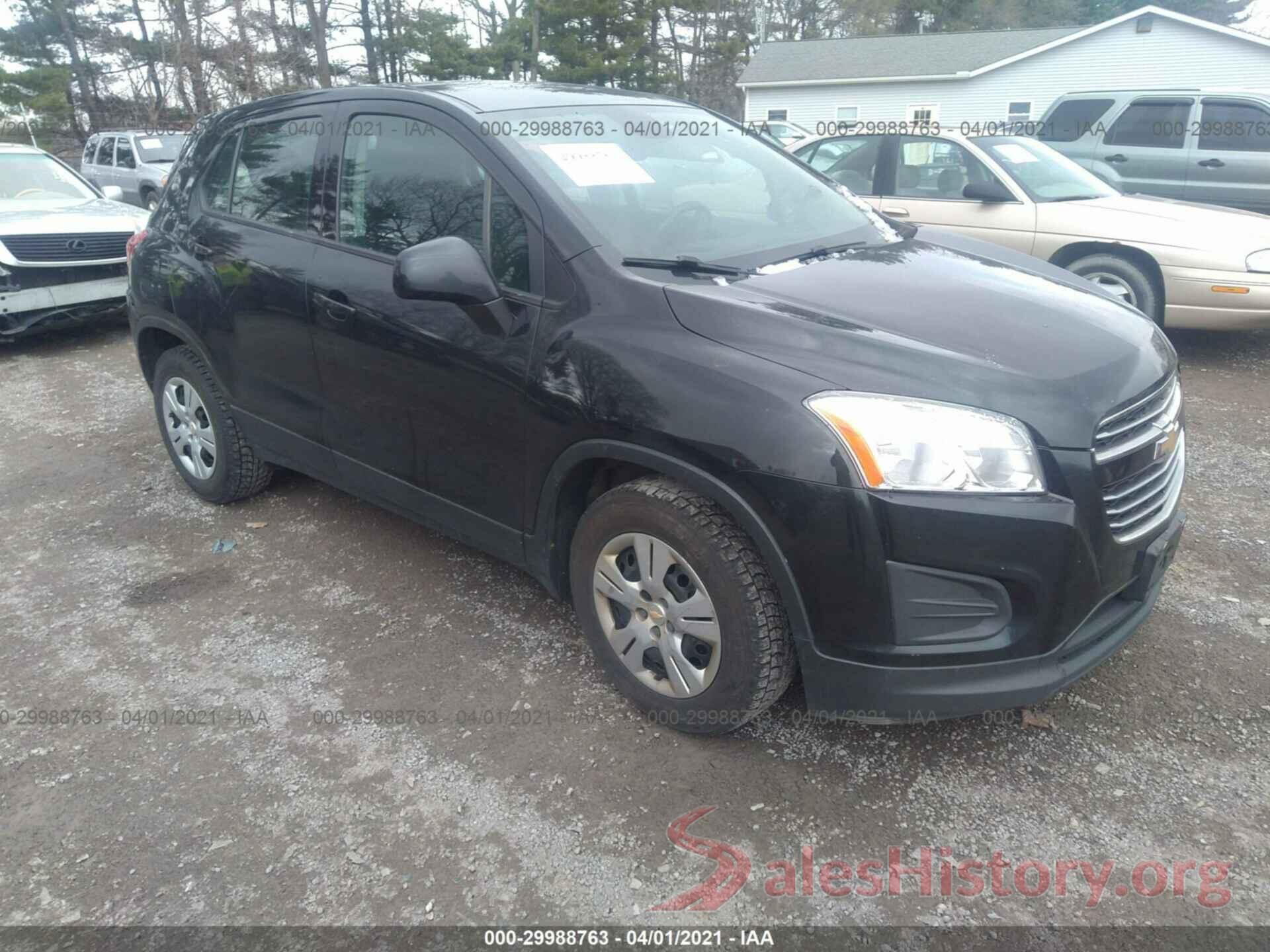 KL7CJKSB6GB742998 2016 CHEVROLET TRAX