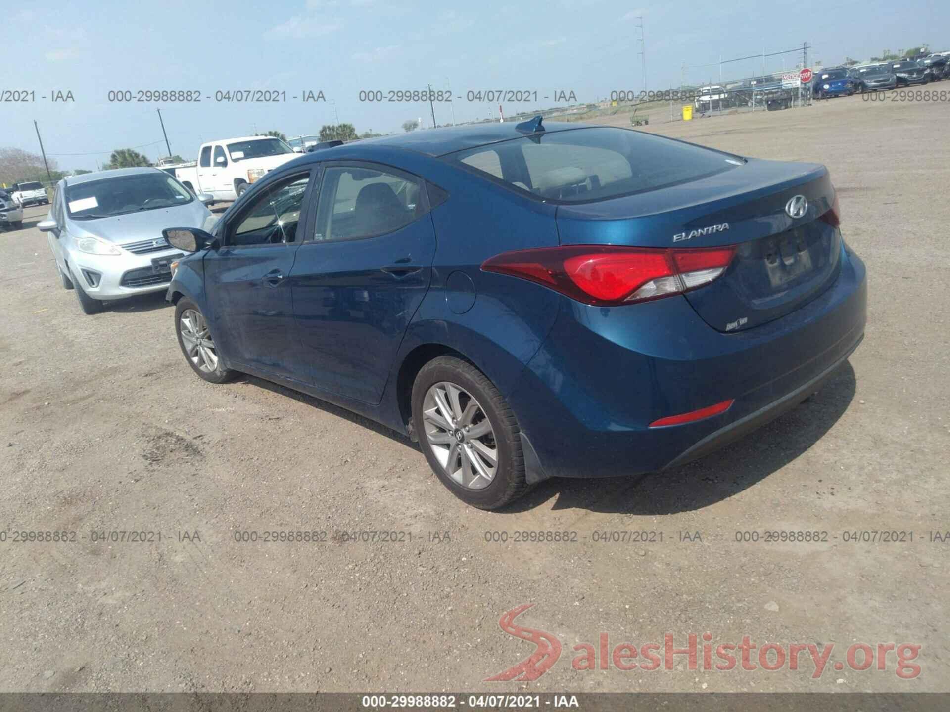 KMHDH4AE0GU520547 2016 HYUNDAI ELANTRA