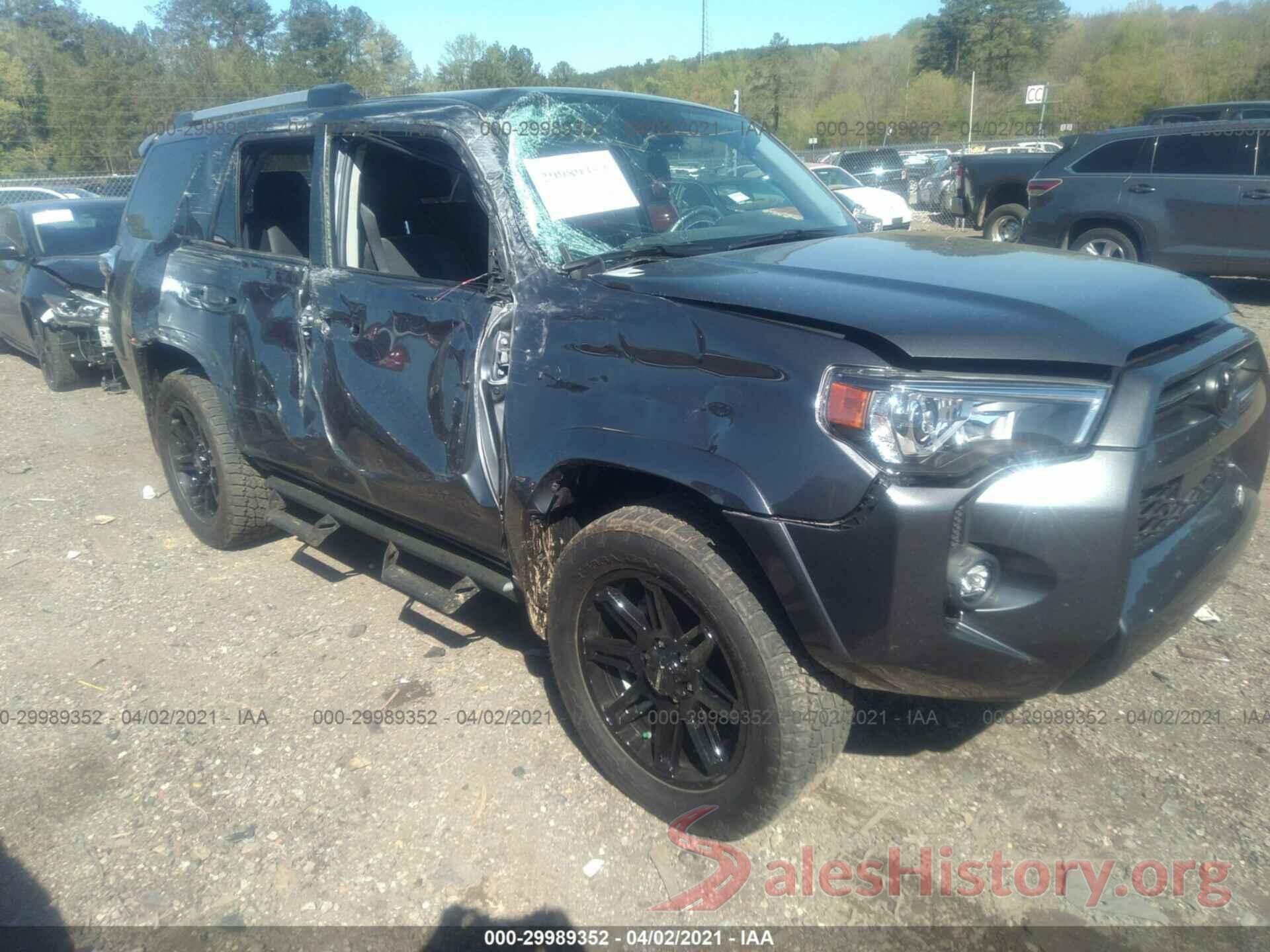 JTEMU5JR8M5839334 2021 TOYOTA 4RUNNER