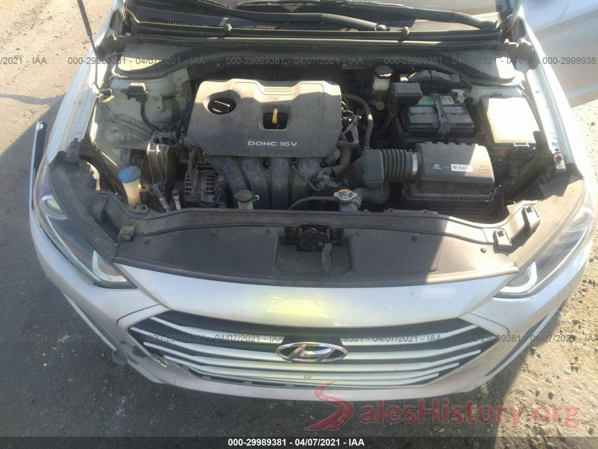 KMHD74LF2HU076615 2017 HYUNDAI ELANTRA