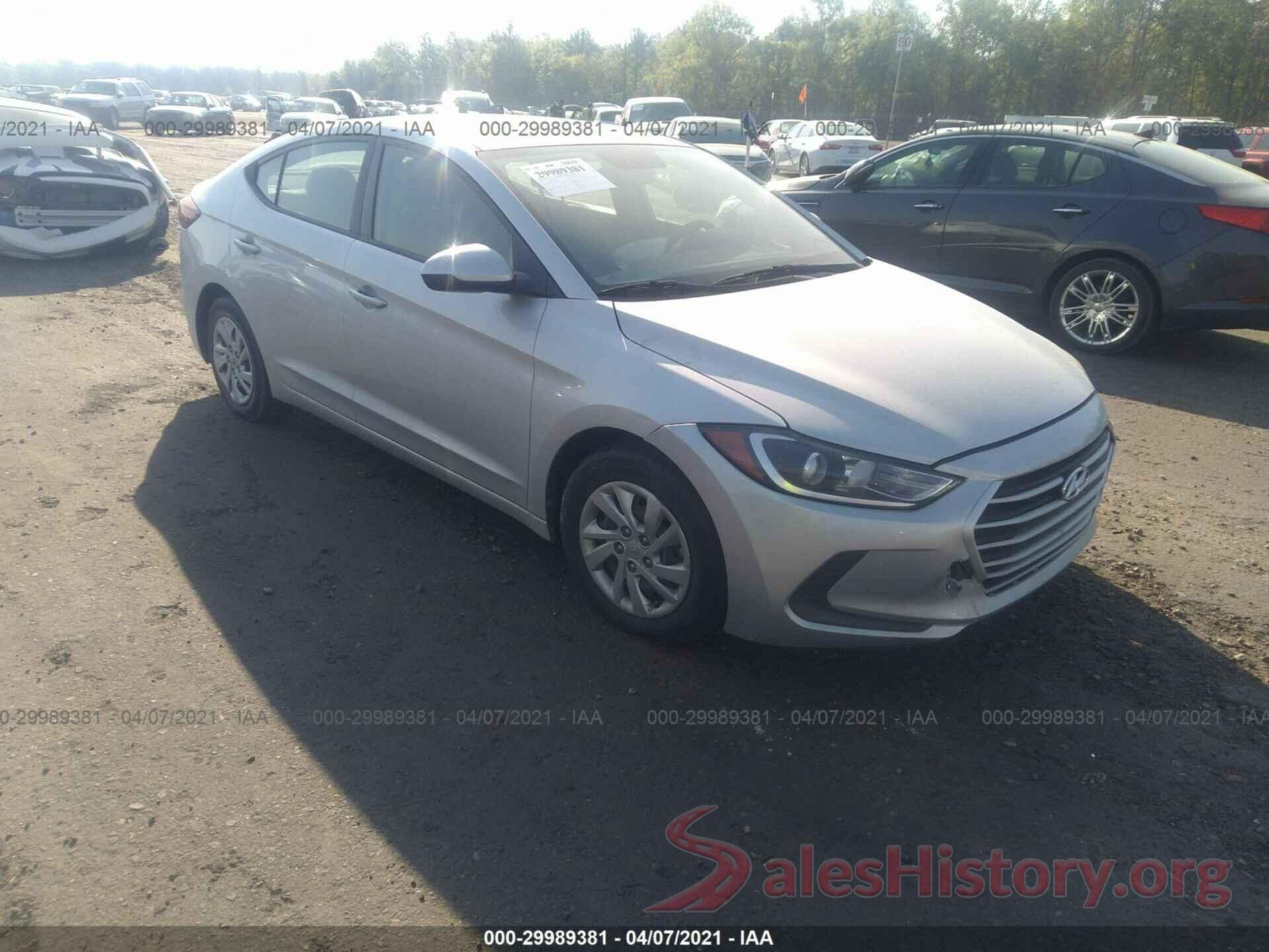 KMHD74LF2HU076615 2017 HYUNDAI ELANTRA