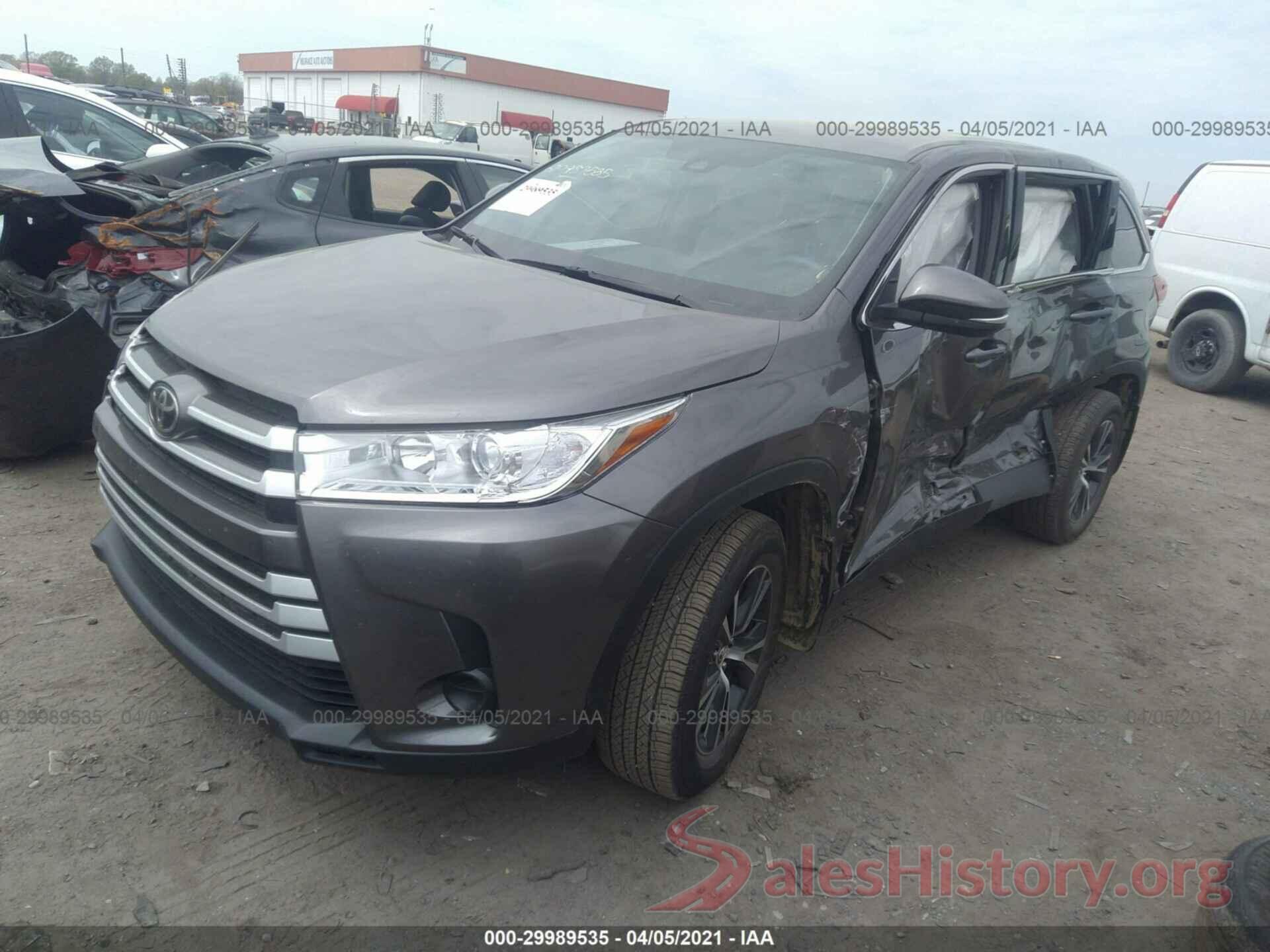 5TDZZRFH9KS354789 2019 TOYOTA HIGHLANDER