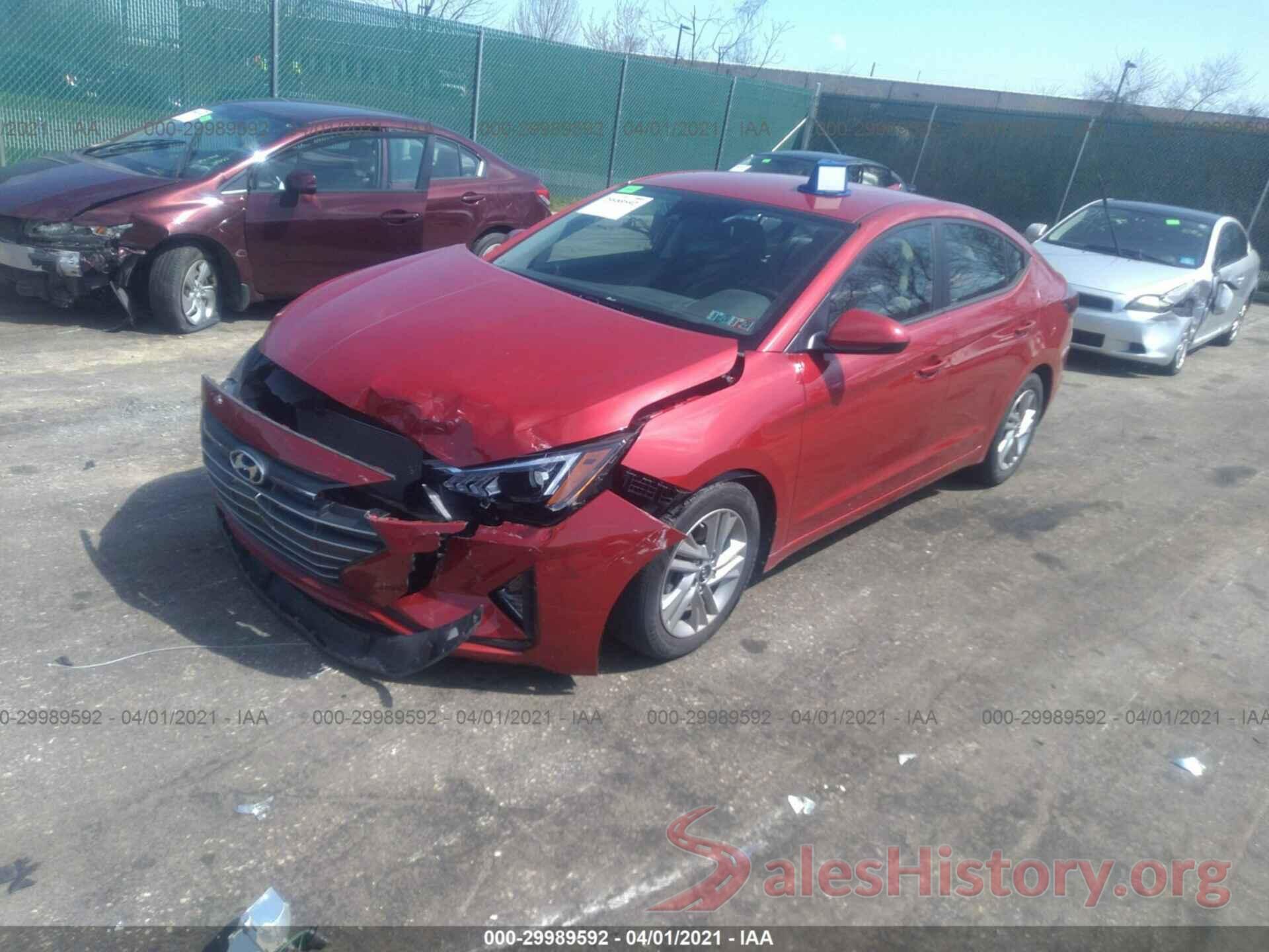 5NPD84LF1LH522385 2020 HYUNDAI ELANTRA