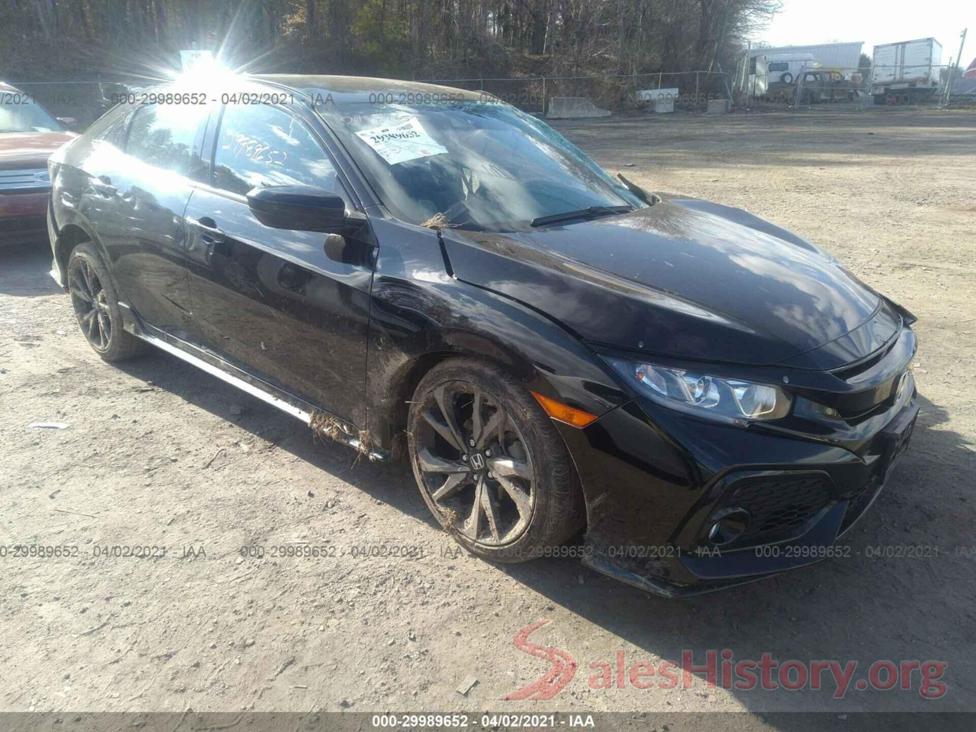 SHHFK7H49KU422341 2019 HONDA CIVIC HATCHBACK