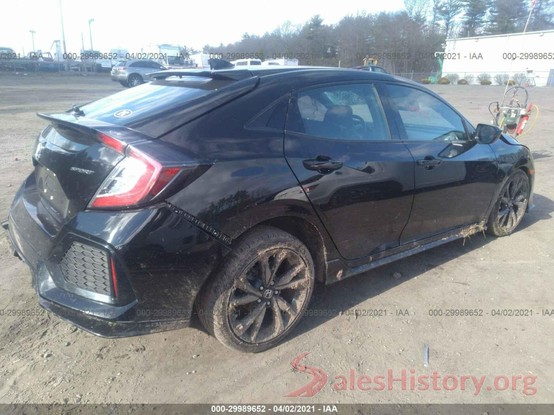 SHHFK7H49KU422341 2019 HONDA CIVIC HATCHBACK