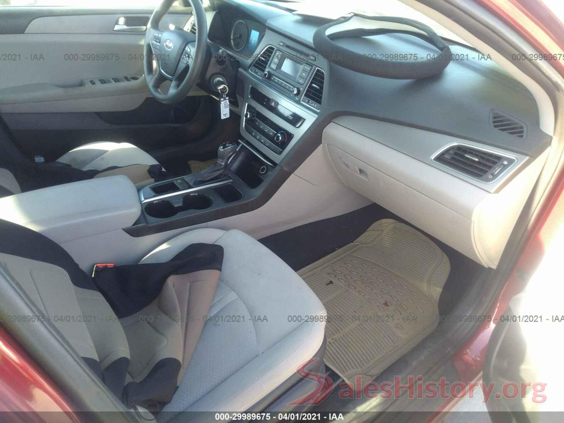 5NPE24AF0GH387978 2016 HYUNDAI SONATA