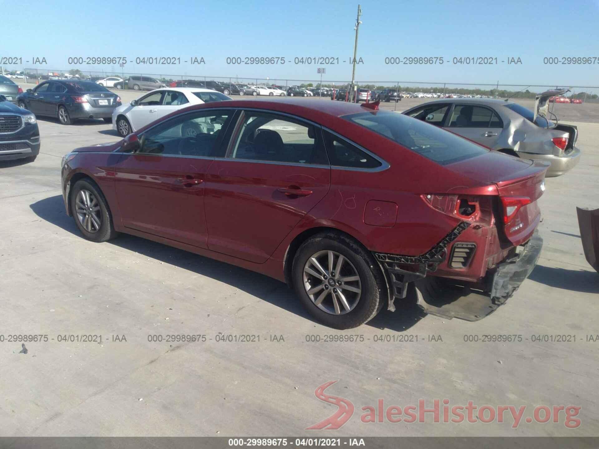 5NPE24AF0GH387978 2016 HYUNDAI SONATA