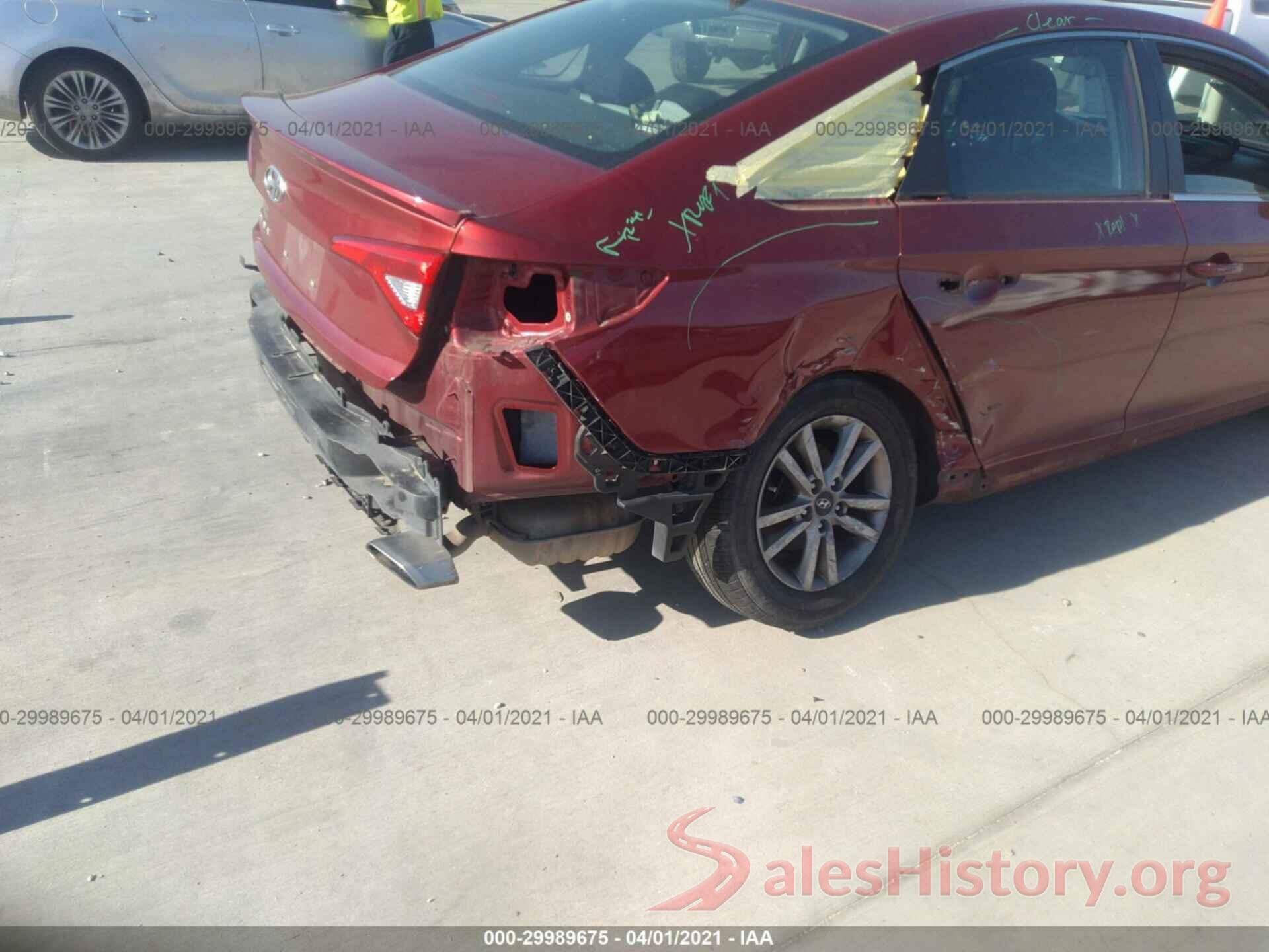 5NPE24AF0GH387978 2016 HYUNDAI SONATA