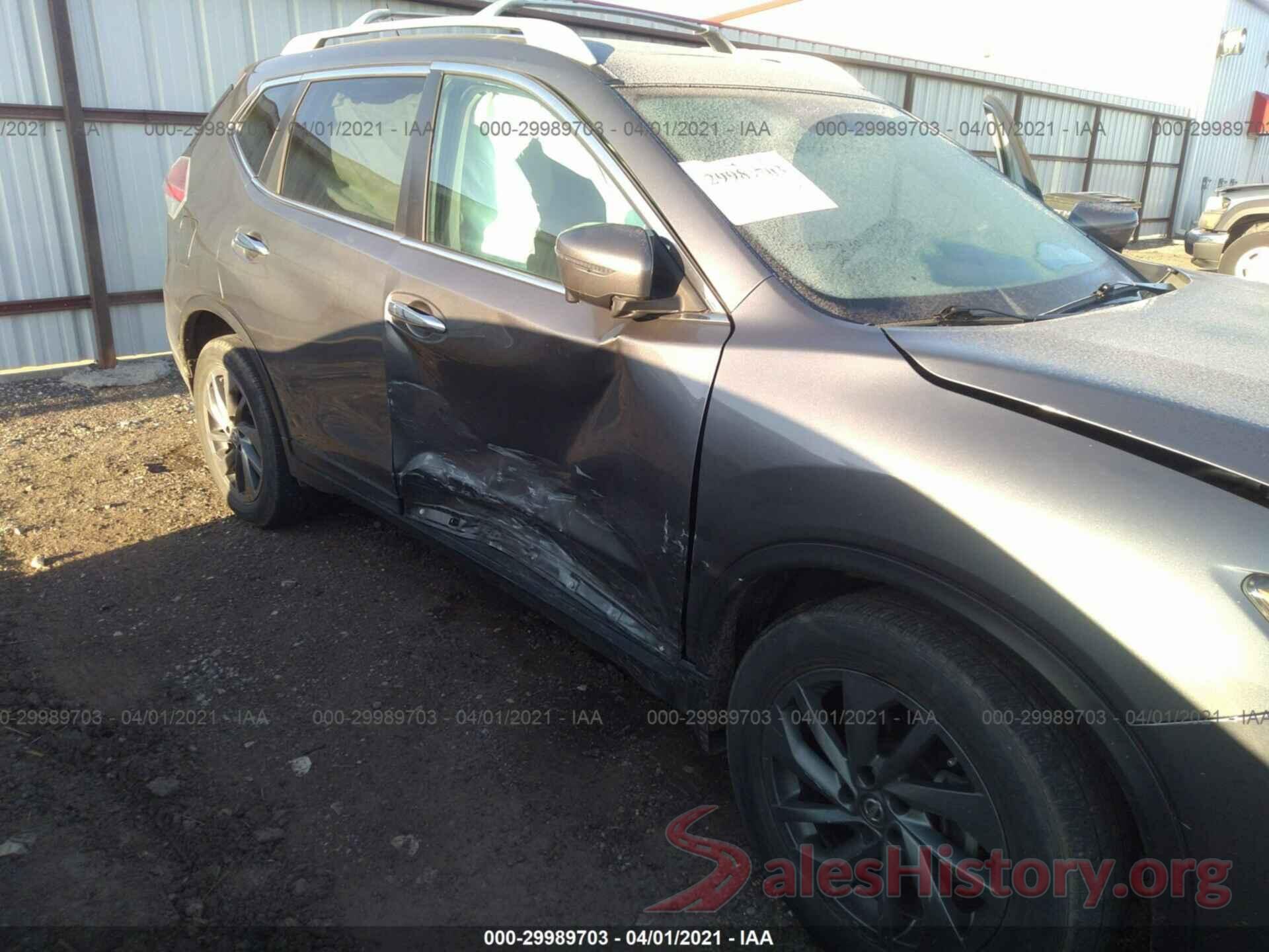 5N1AT2MV0GC784942 2016 NISSAN ROGUE