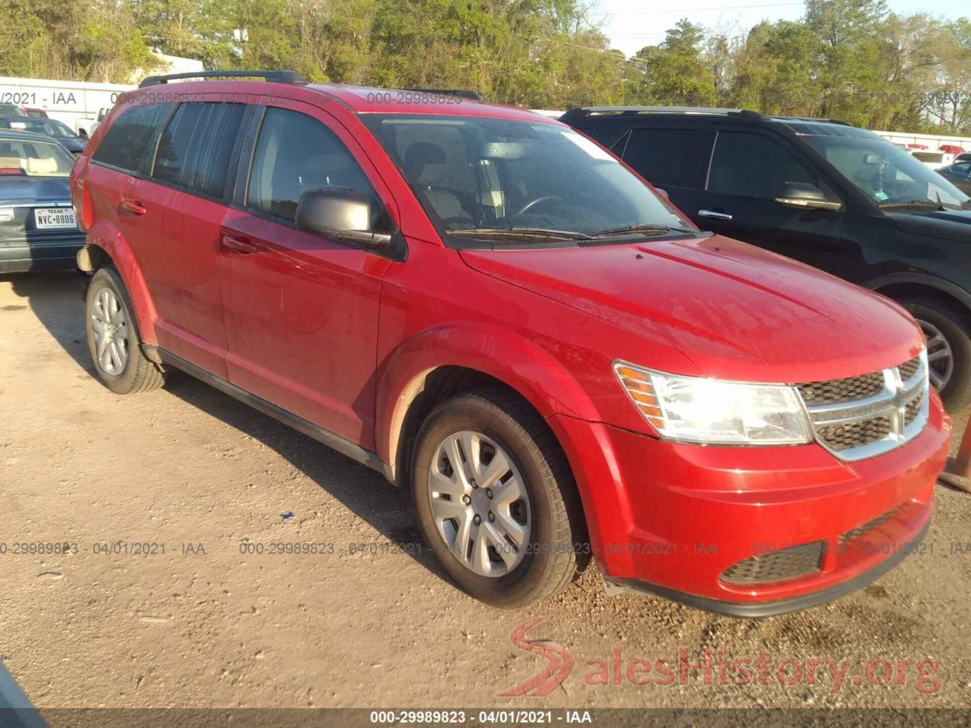 3C4PDCAB0GT157822 2016 DODGE JOURNEY