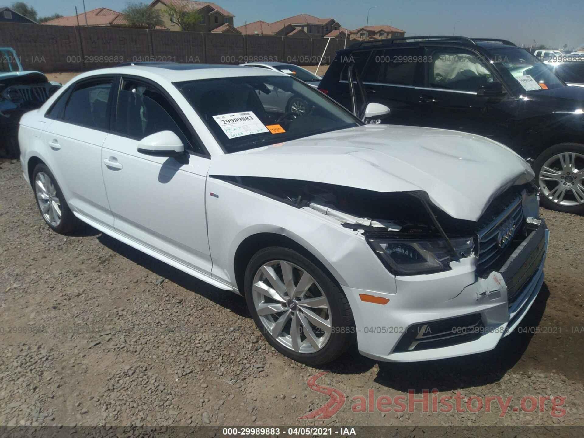 WAUKMAF48JA223649 2018 AUDI A4