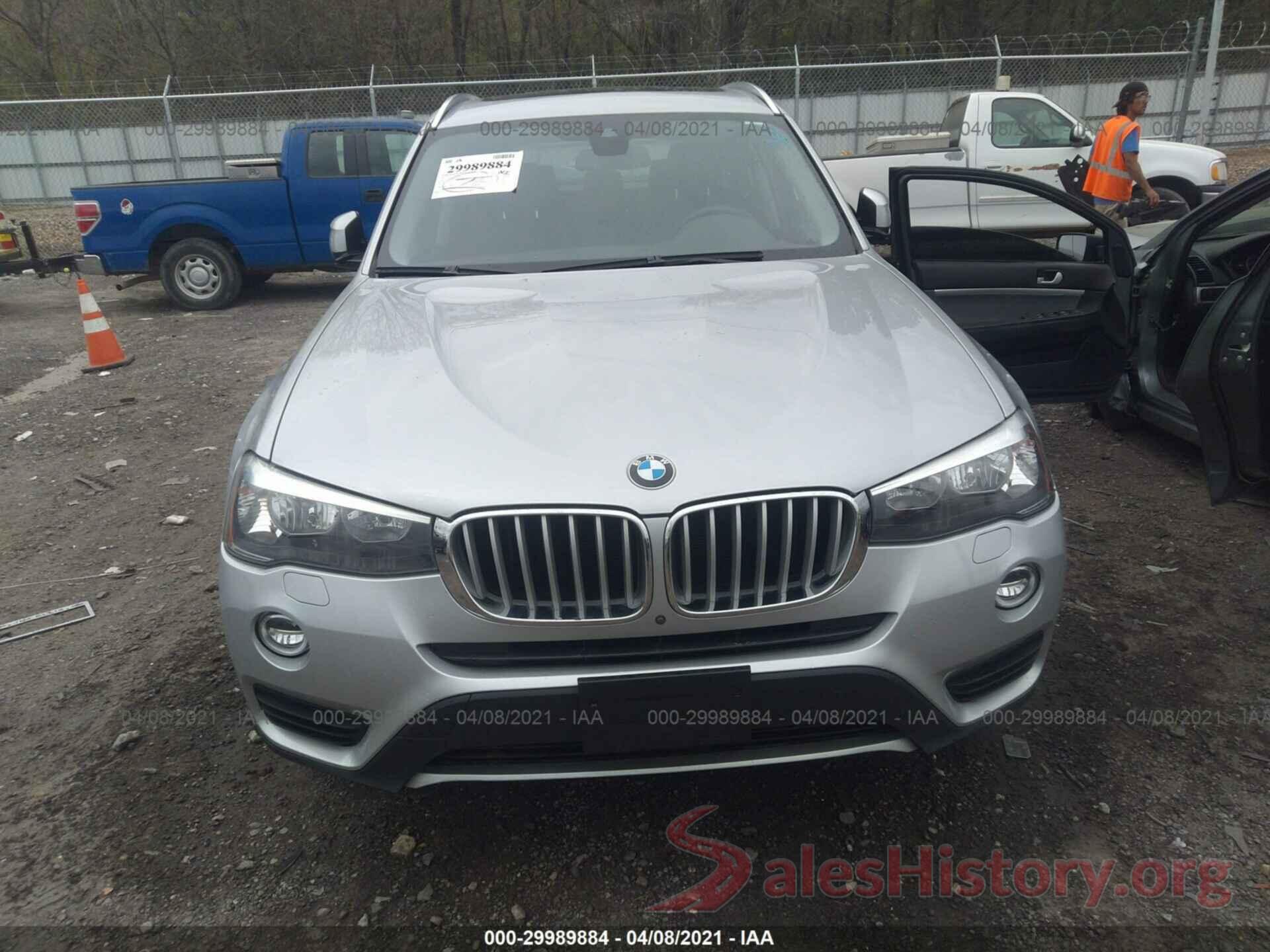 5UXWX9C34H0T20108 2017 BMW X3