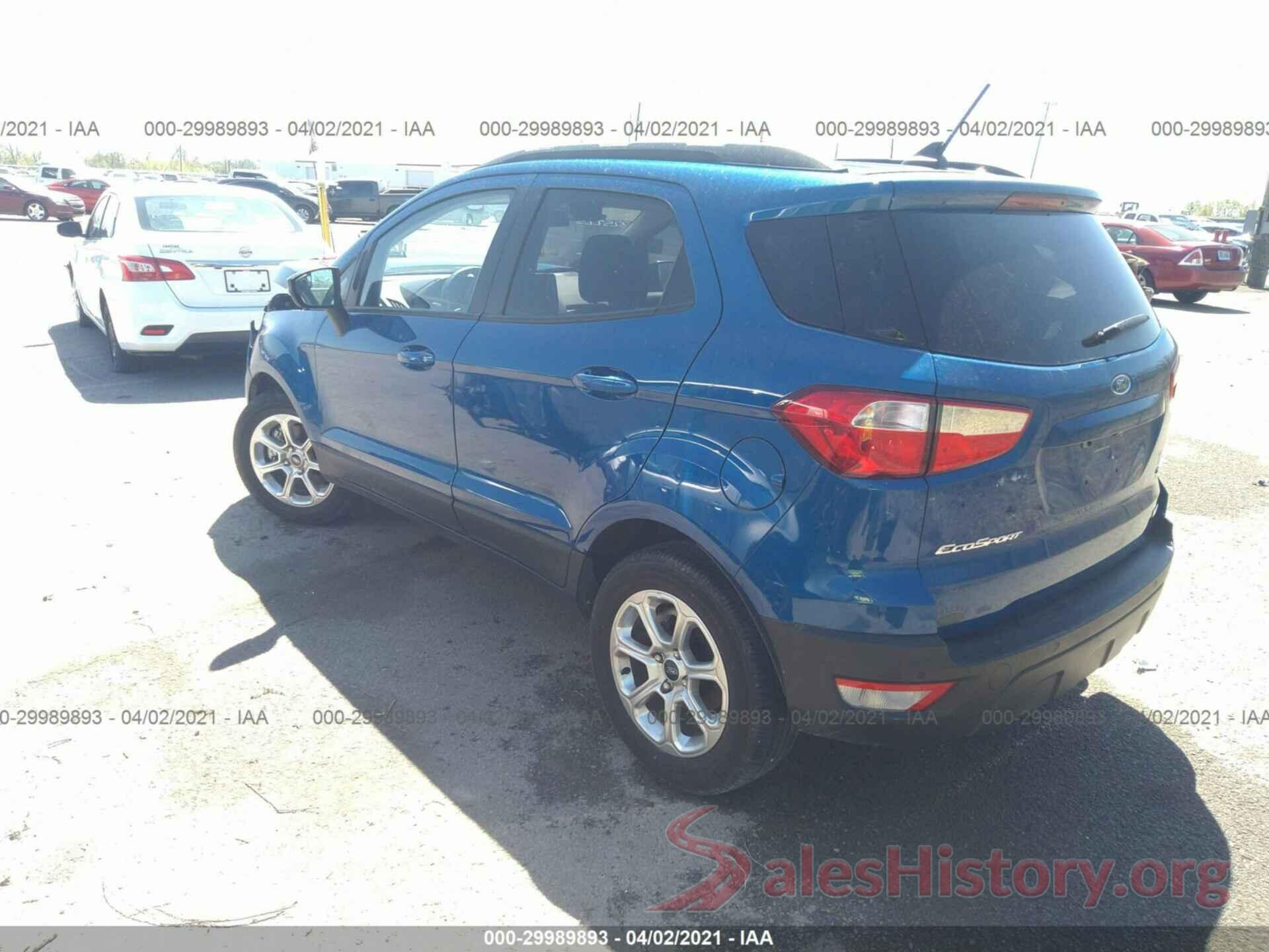 MAJ3S2GE7LC325225 2020 FORD ECOSPORT