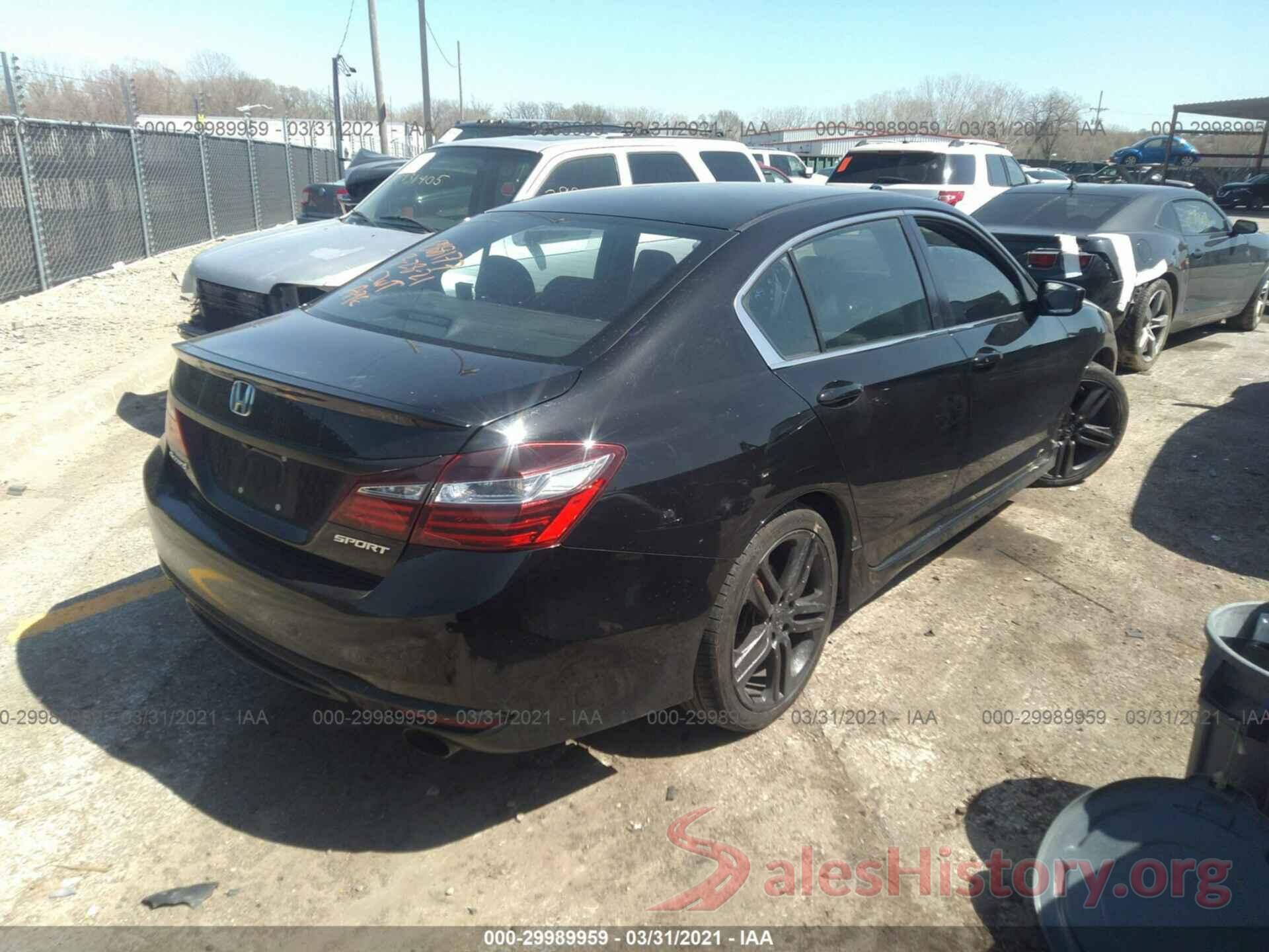 1HGCR2F53GA121483 2016 HONDA ACCORD SEDAN