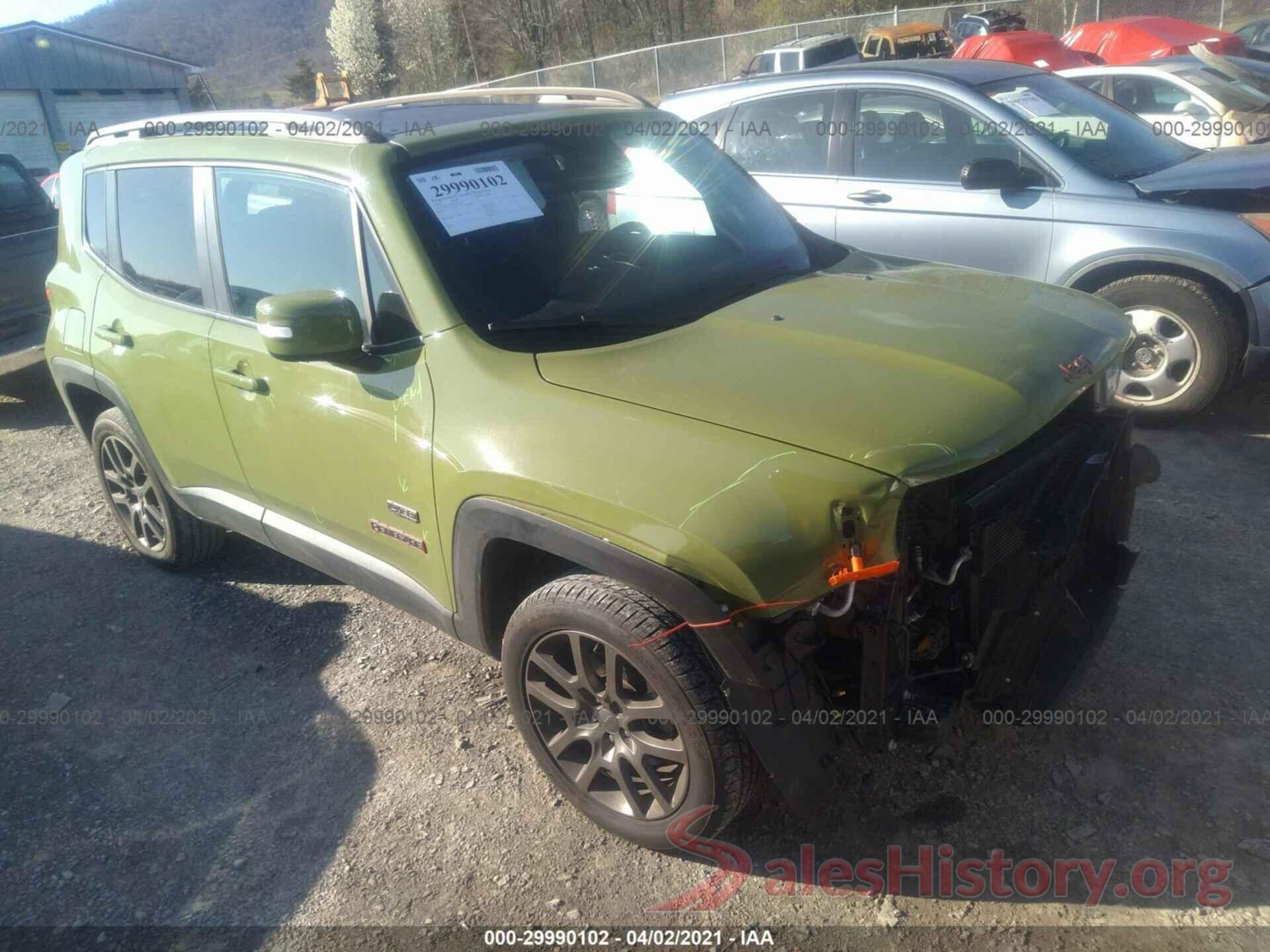 ZACCJBBT5GPD15975 2016 JEEP RENEGADE