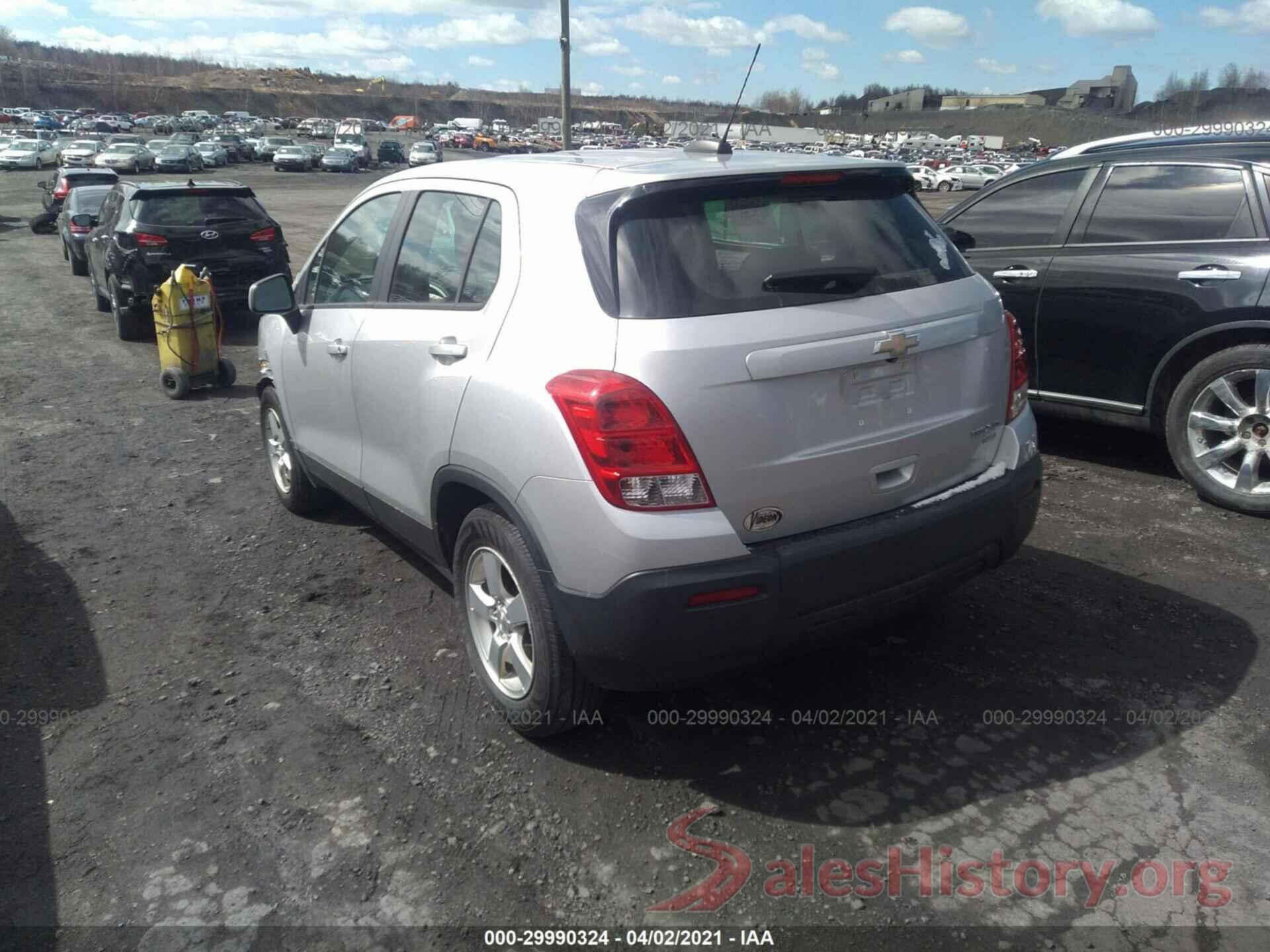 KL7CJNSB9GB565607 2016 CHEVROLET TRAX