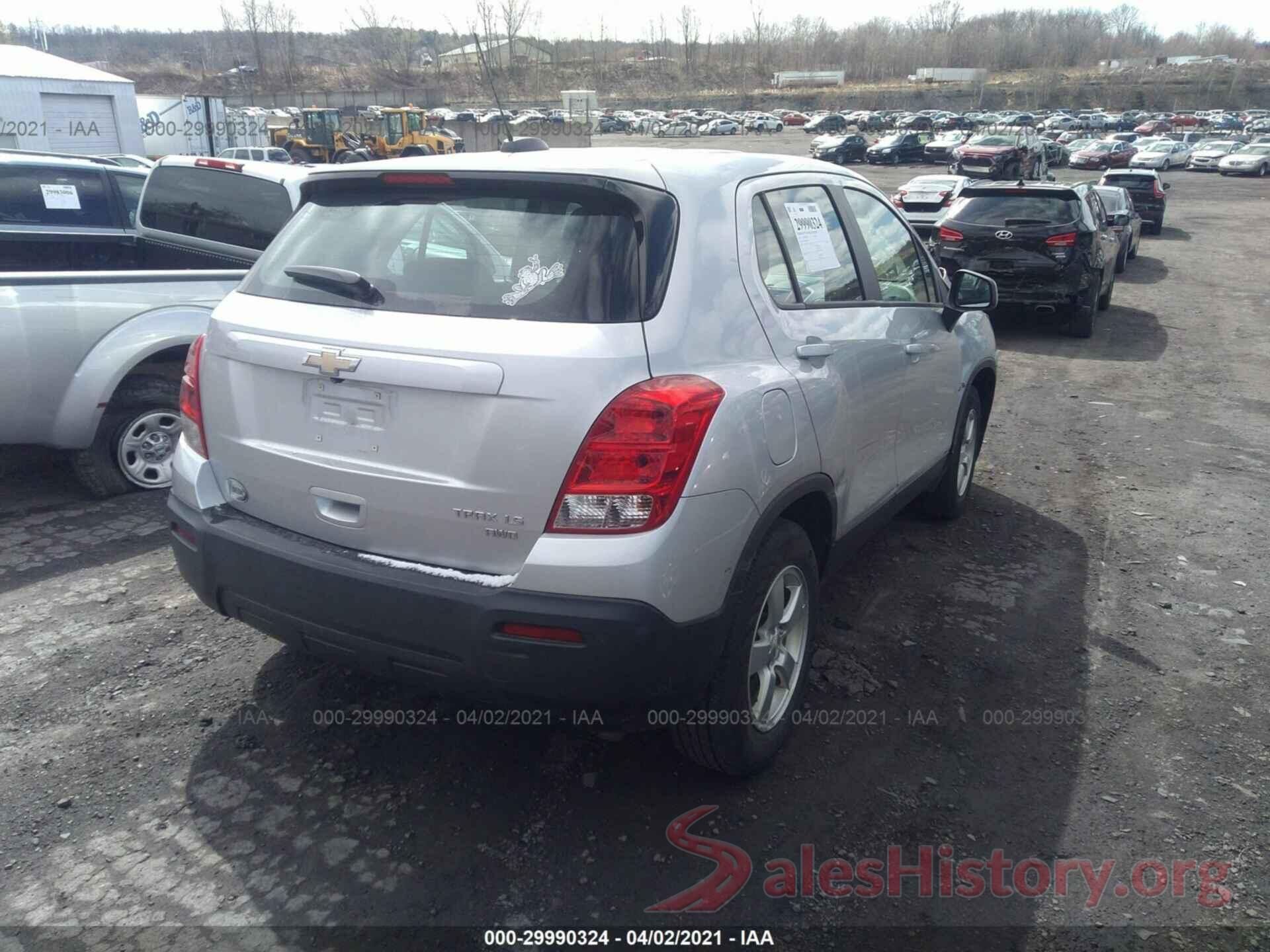 KL7CJNSB9GB565607 2016 CHEVROLET TRAX