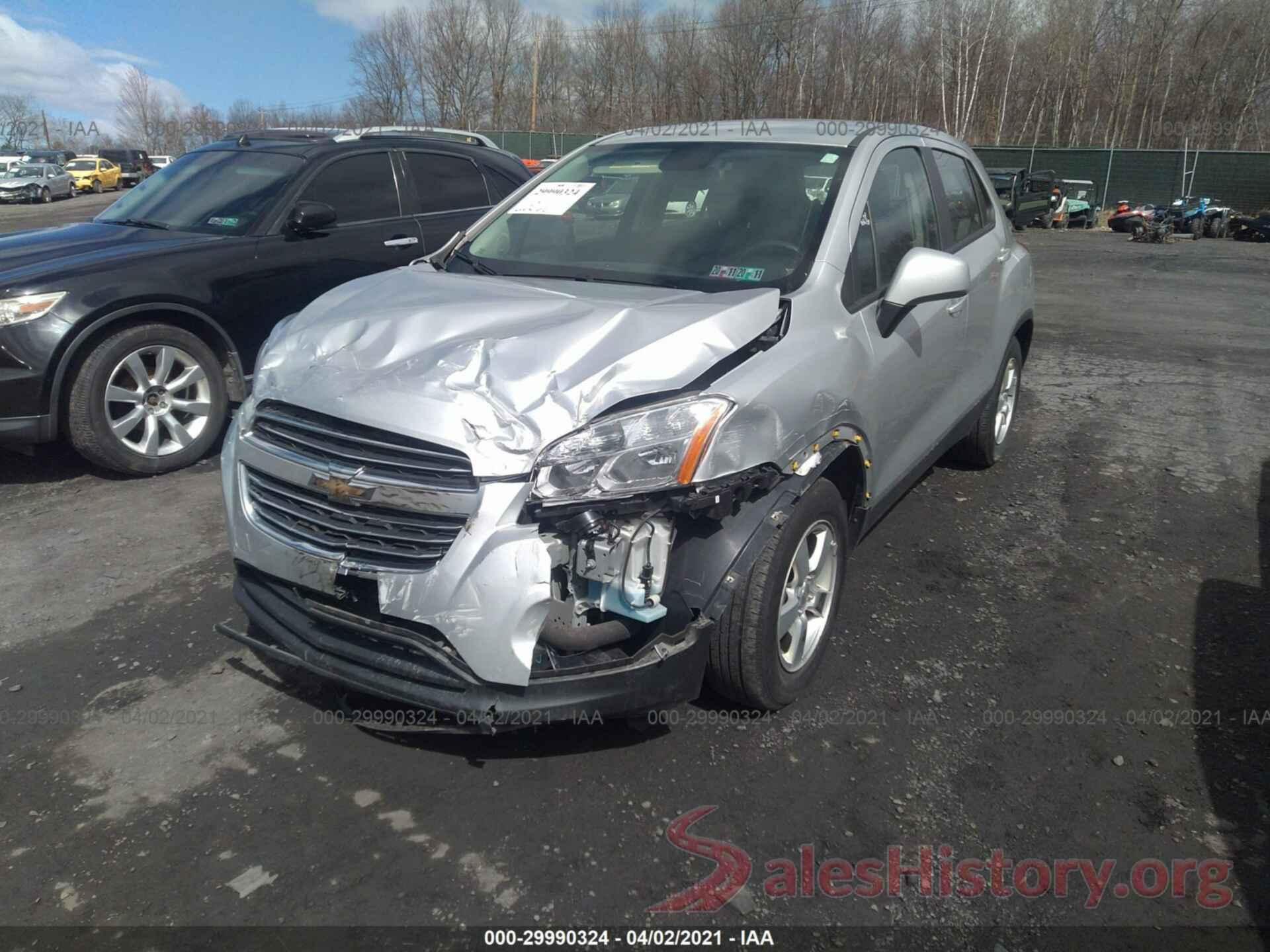 KL7CJNSB9GB565607 2016 CHEVROLET TRAX