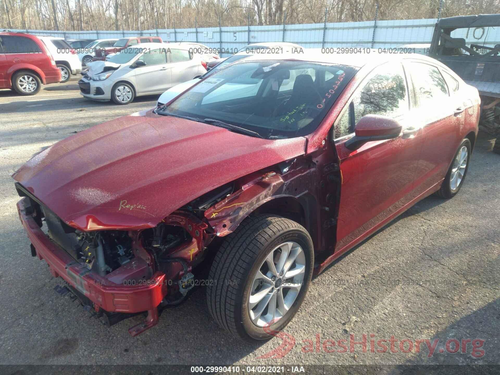 3FA6P0HD1LR109719 2020 FORD FUSION