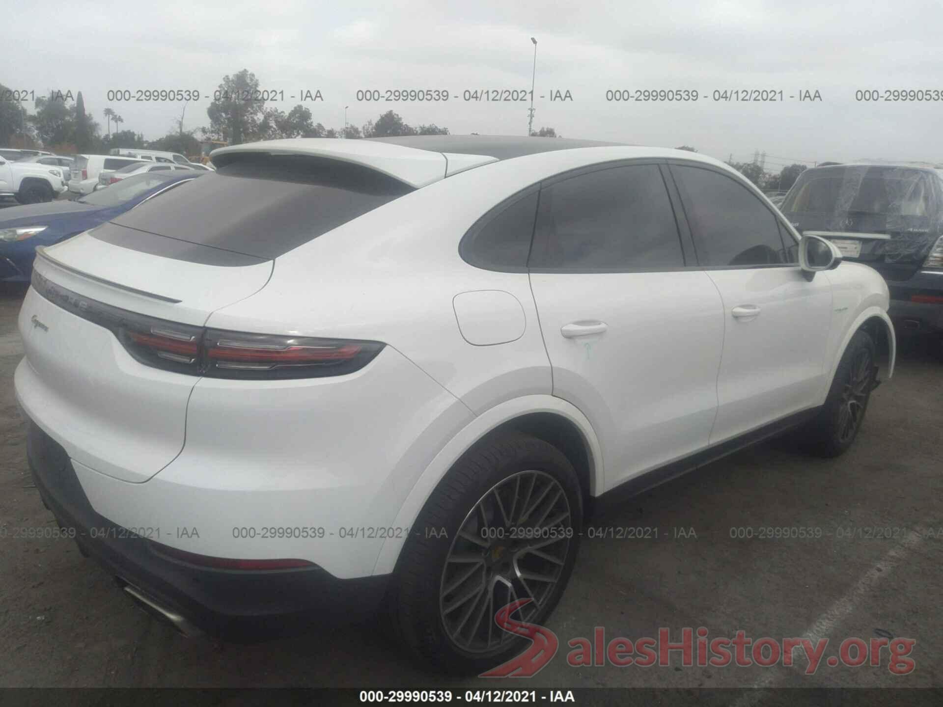 WP1BE2AY1LDA55272 2020 PORSCHE CAYENNE