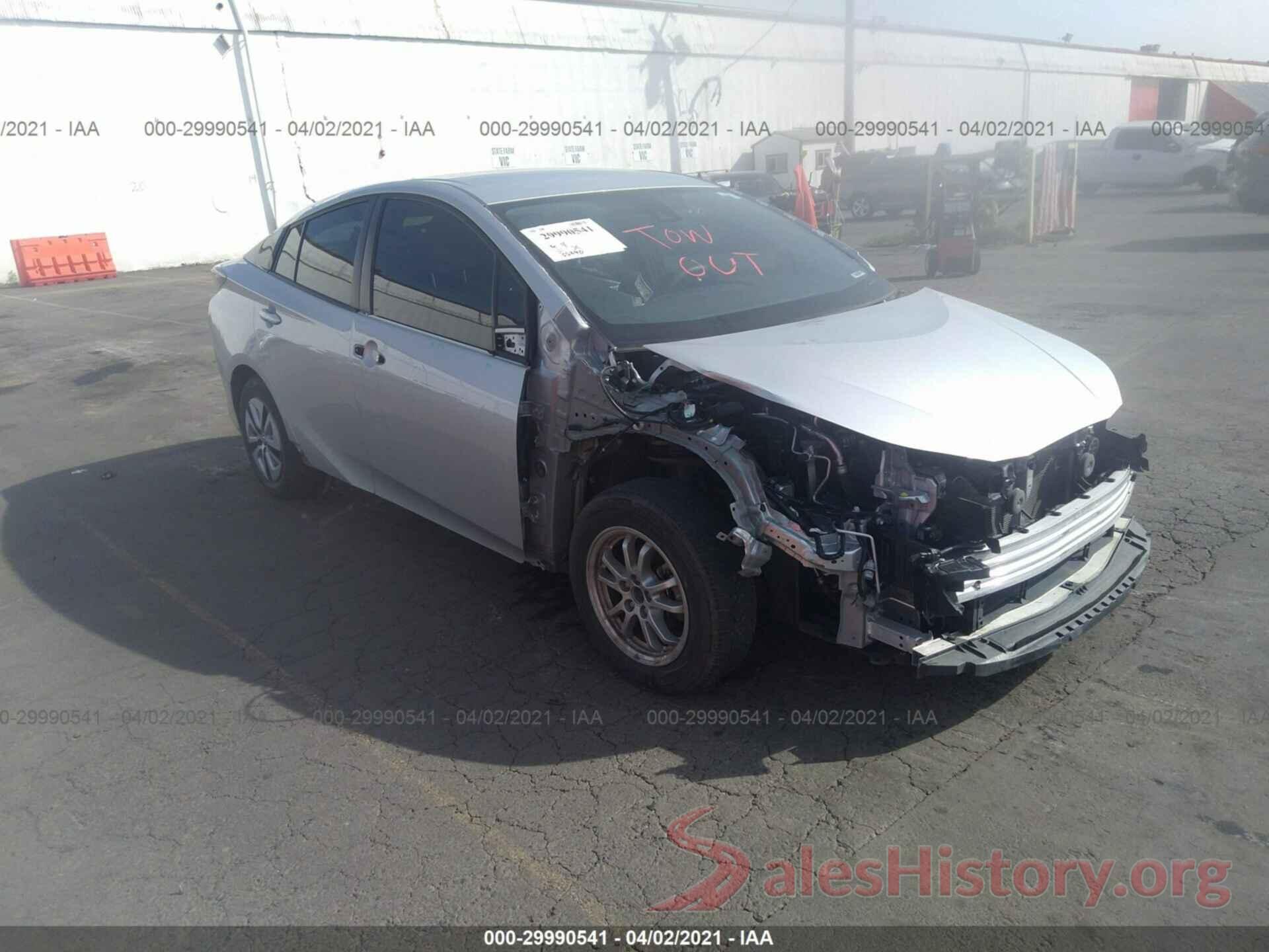 JTDKBRFU7J3586245 2018 TOYOTA PRIUS