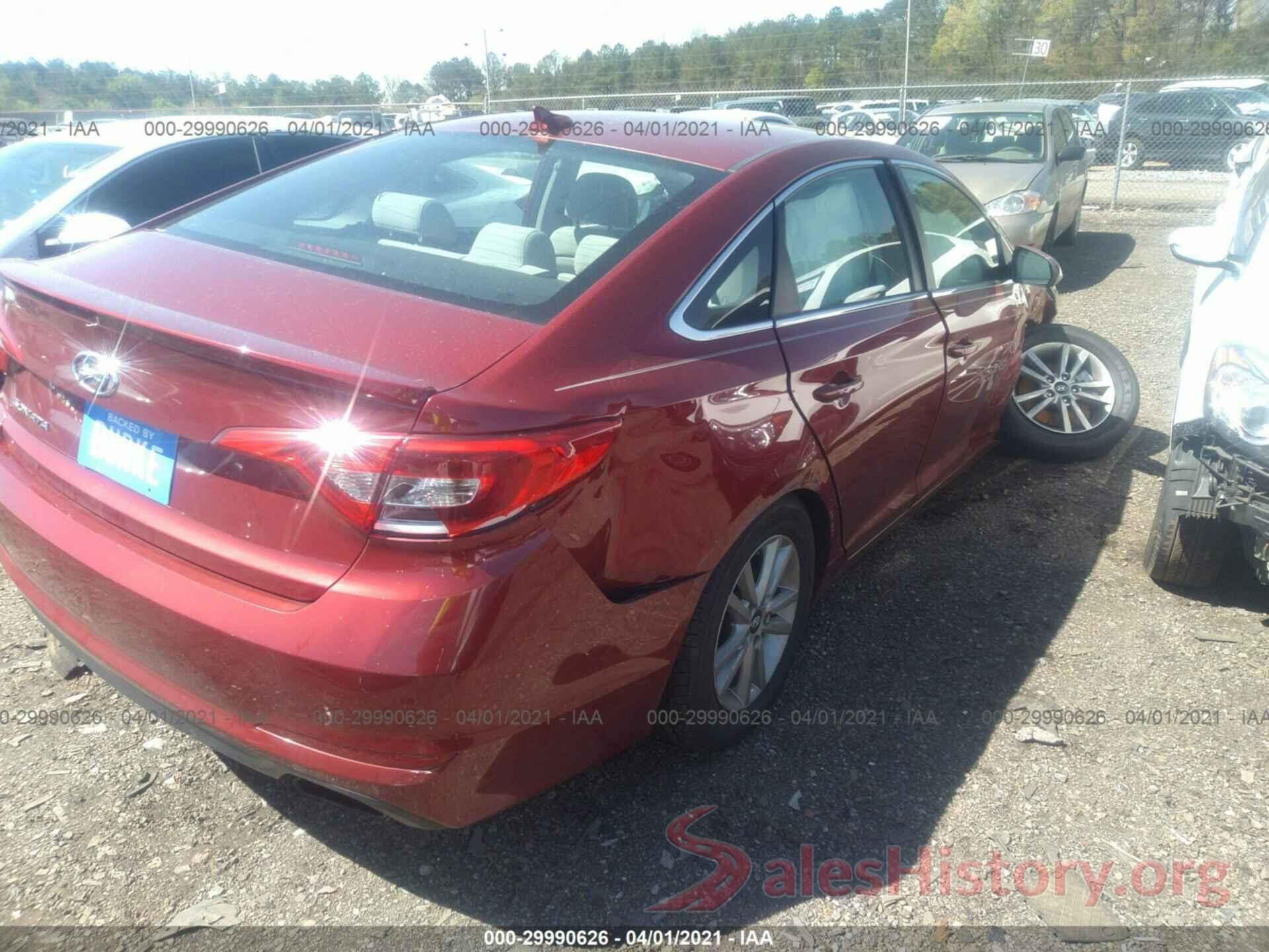 5NPE24AF8GH366313 2016 HYUNDAI SONATA