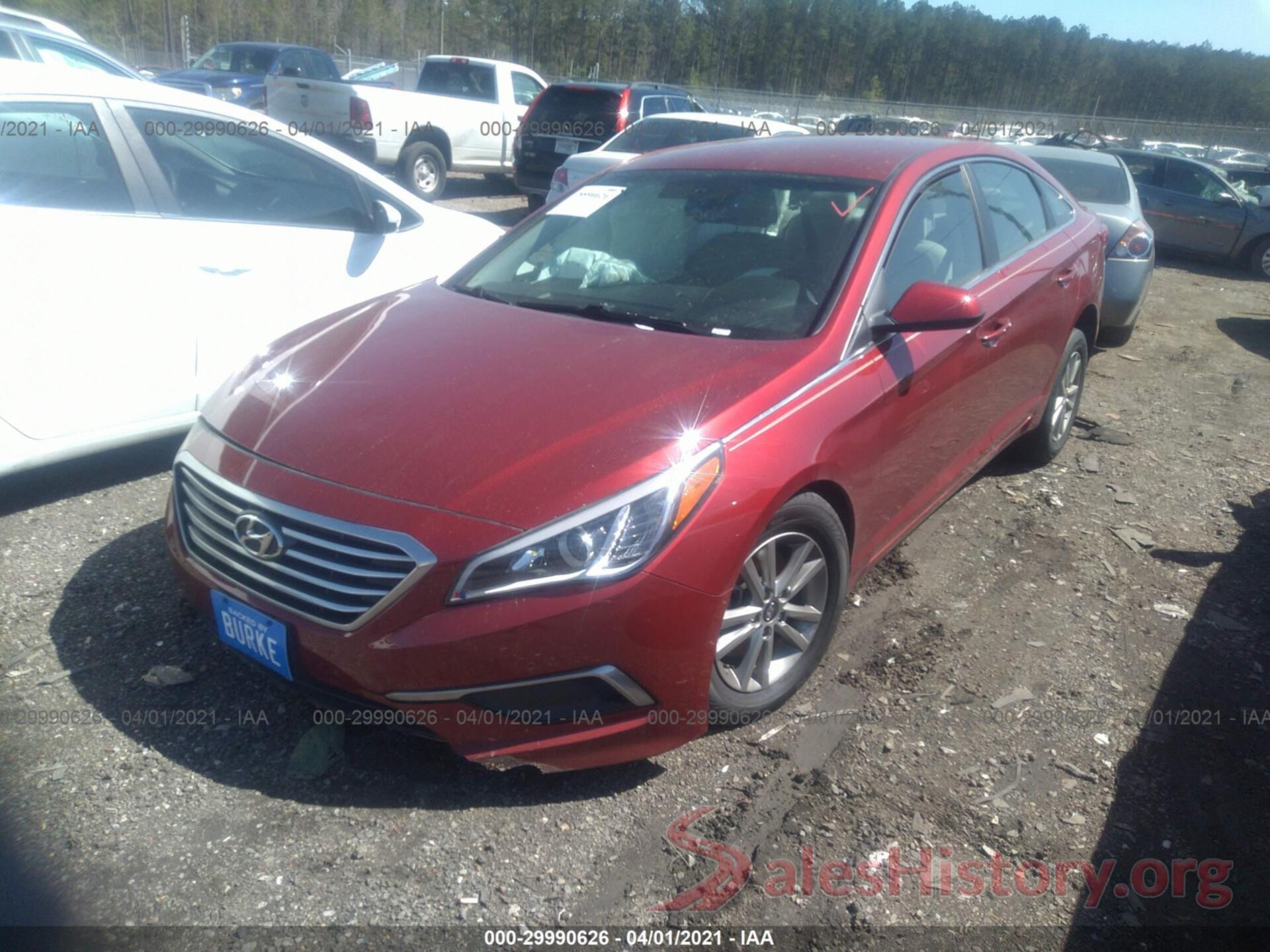 5NPE24AF8GH366313 2016 HYUNDAI SONATA