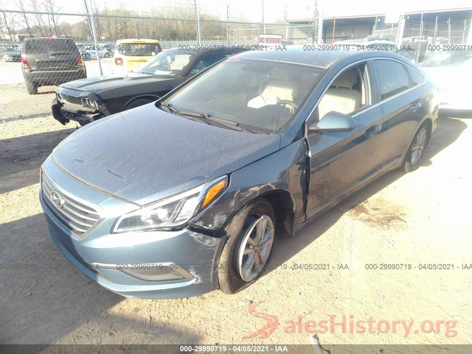 5NPE24AF2HH486593 2017 HYUNDAI SONATA