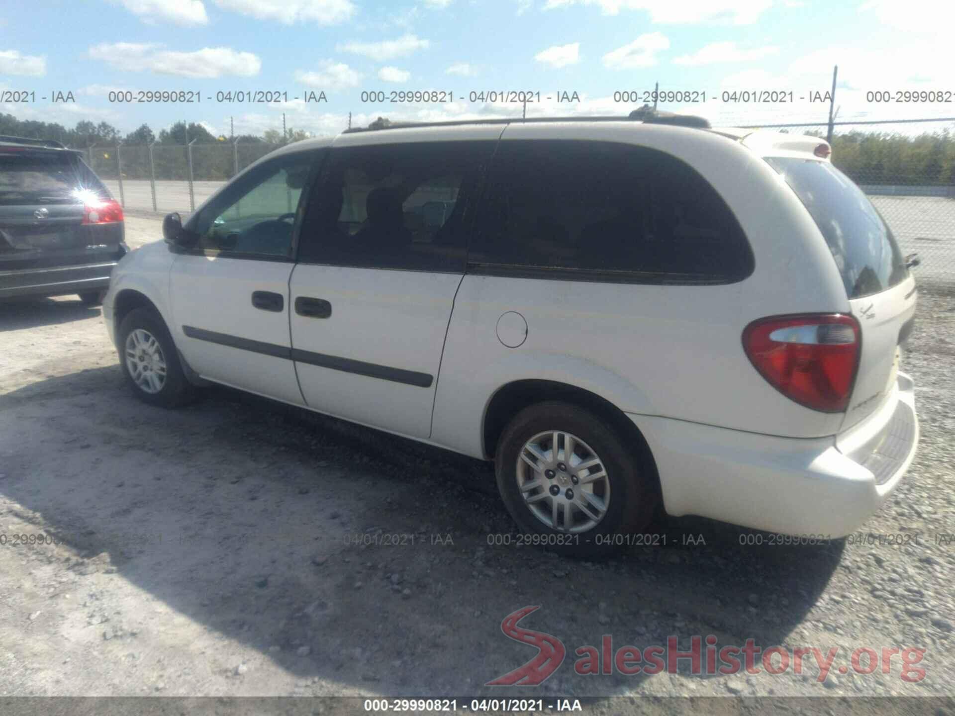 JM1BM1U76G1294535 2006 DODGE GRAND CARAVAN