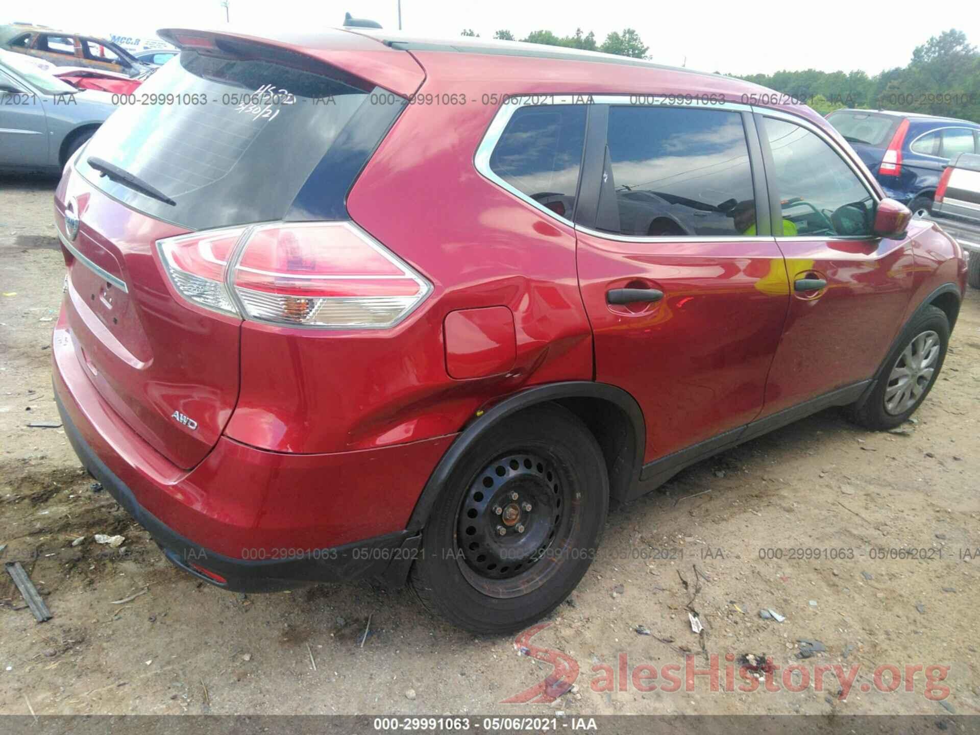 5N1AT2MV2GC922822 2016 NISSAN ROGUE