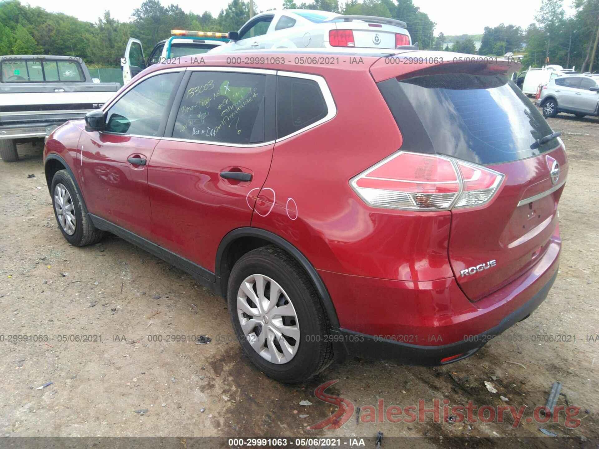 5N1AT2MV2GC922822 2016 NISSAN ROGUE