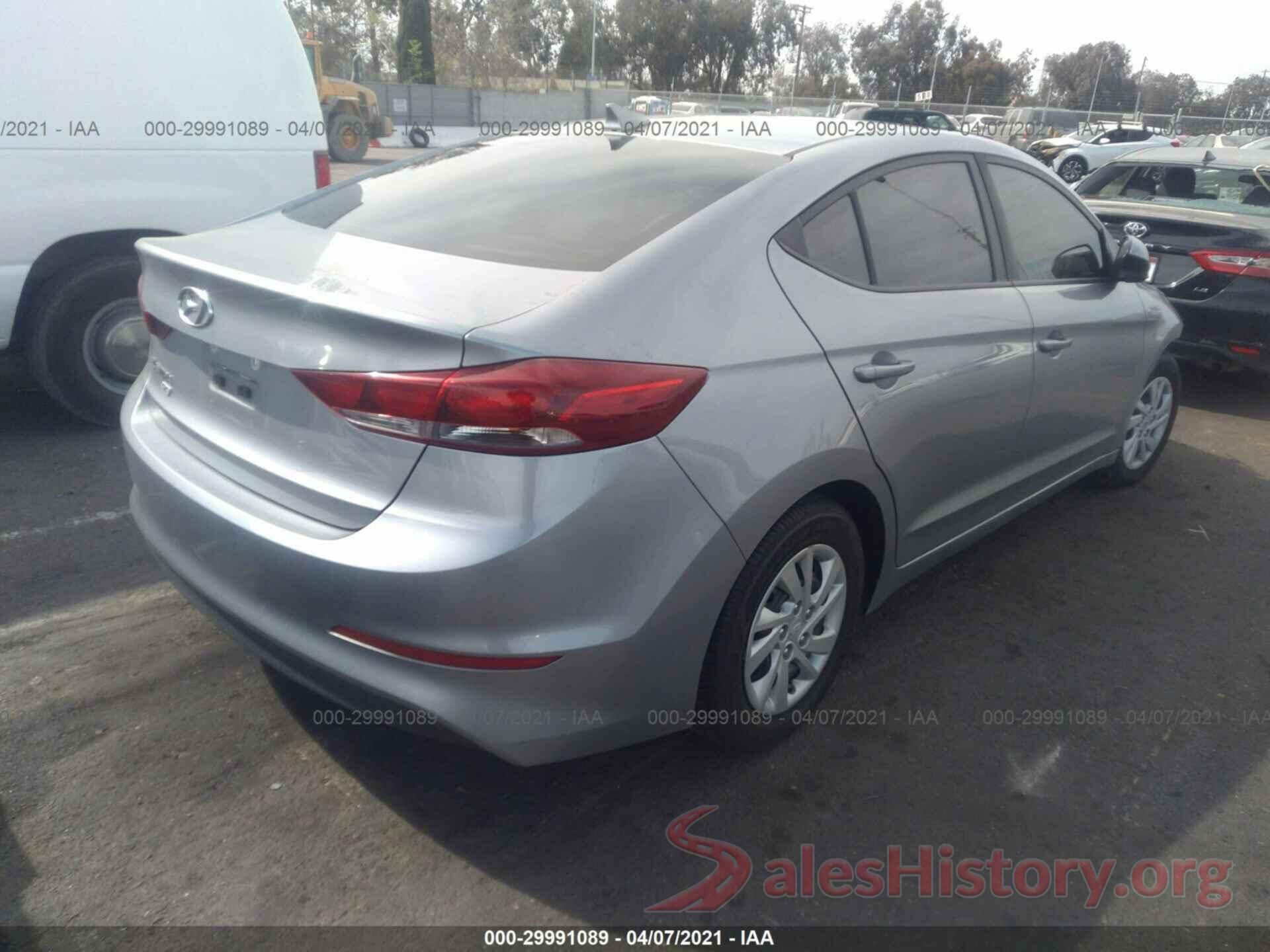 5NPD74LF9HH072544 2017 HYUNDAI ELANTRA